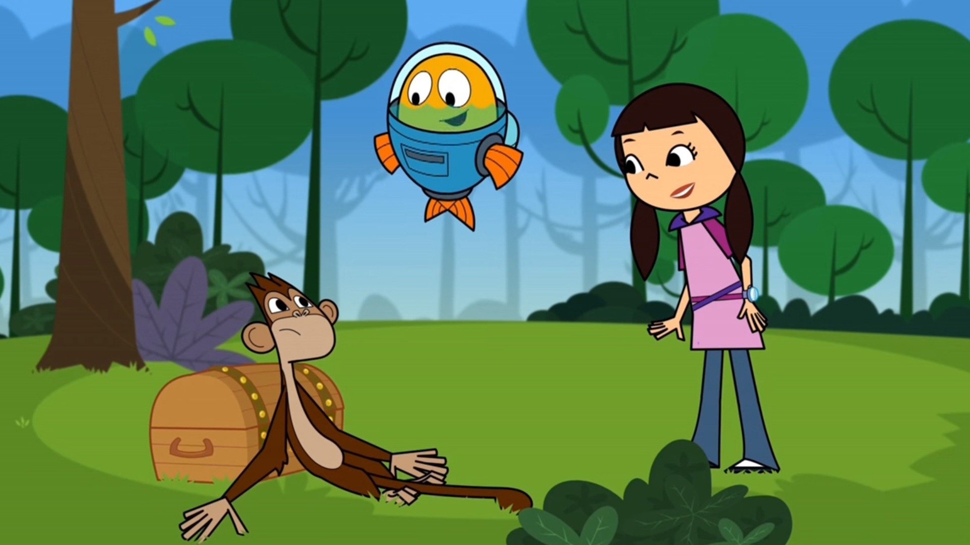 As Novas Missões do Peixonauta : O Caso do Tesouro Escondido