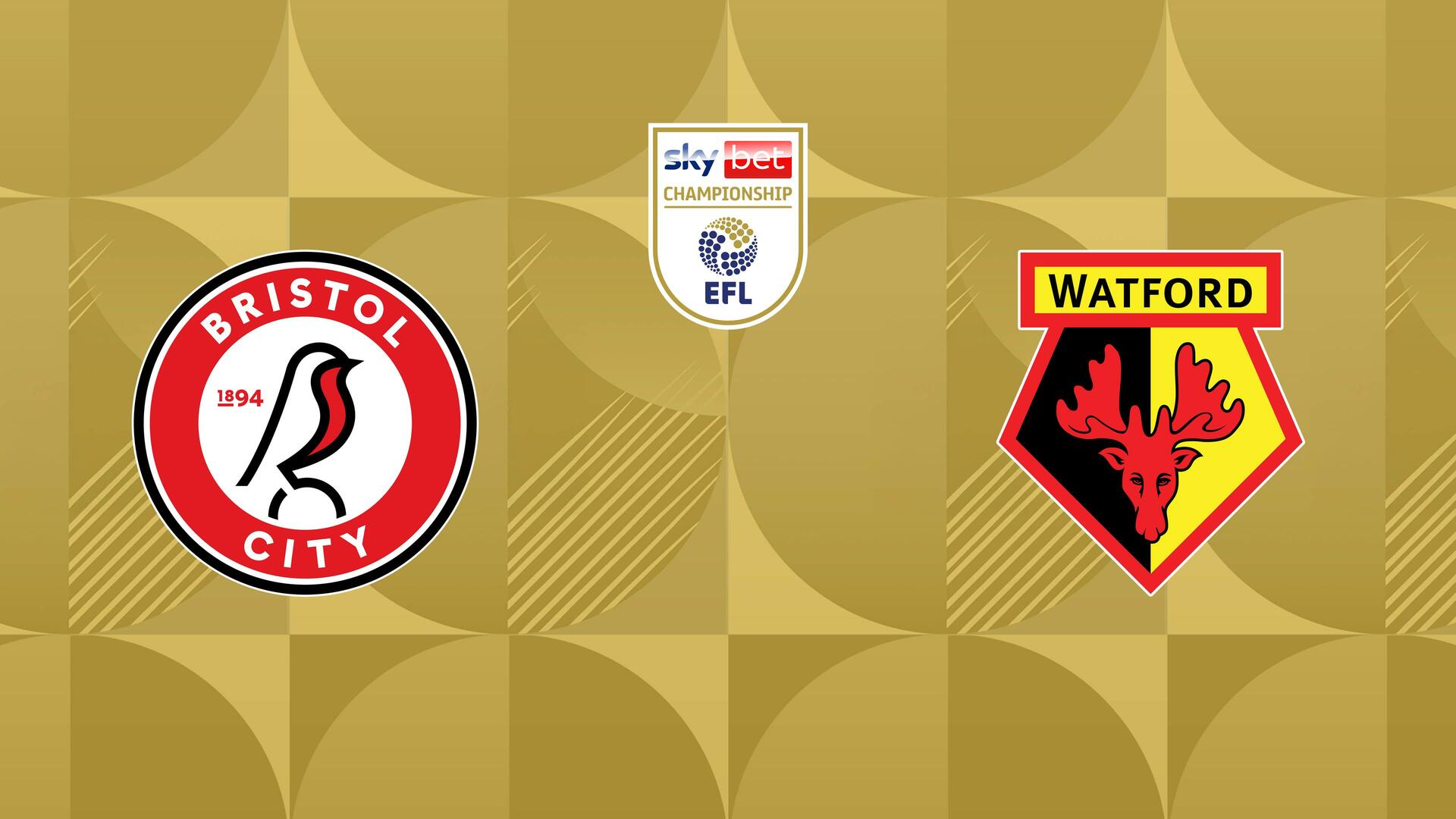 Bristol City x Watford - Campeonato Inglês - Segunda Divisão : Bristol City x Watford