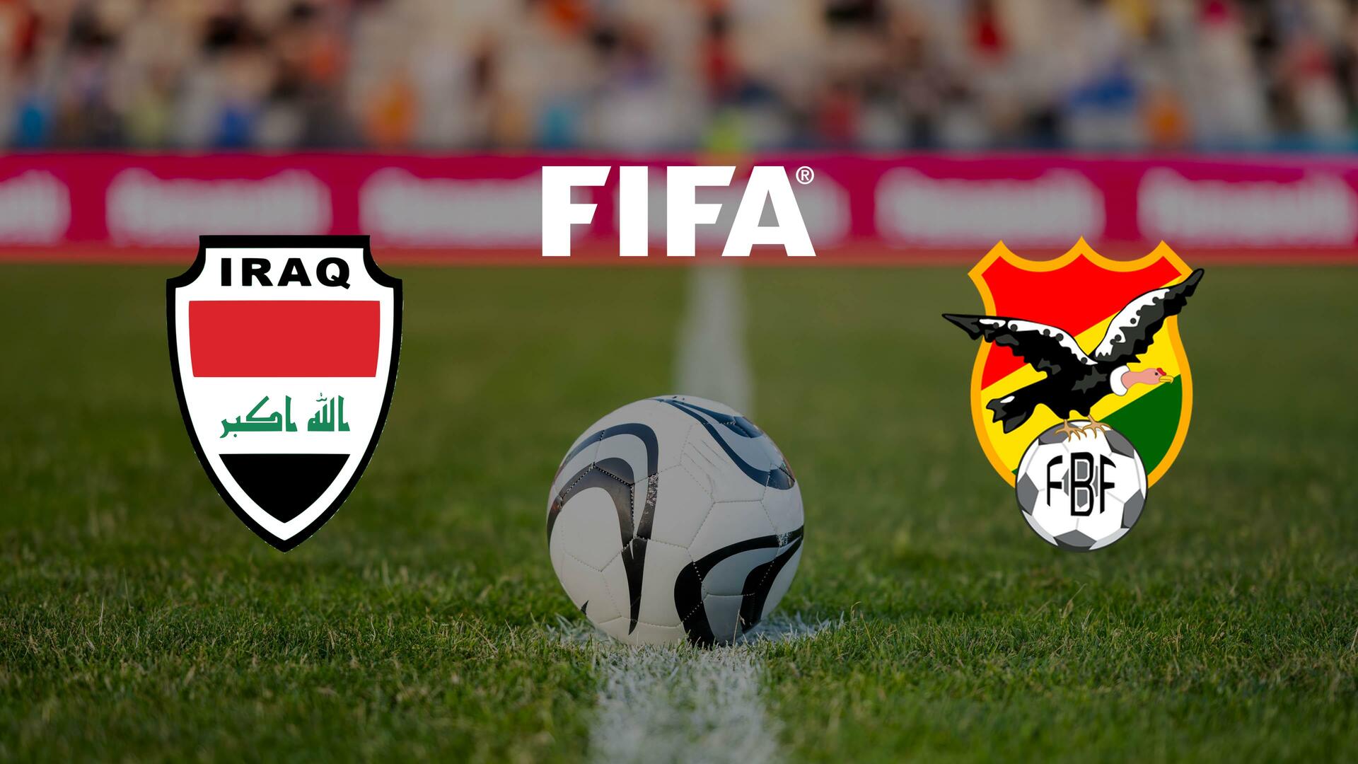 Iraque x A Definir - Eliminatórias da Copa do Mundo FIFA de 2026: Repescagem intercontinental : Iraque x A Definir