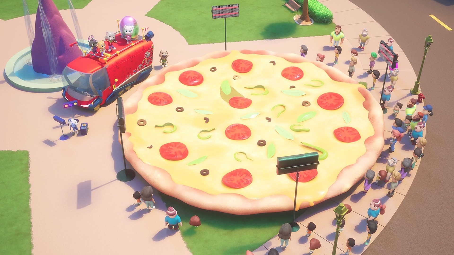 Talking Tom Heroes - Amigos com Superpoderes : A Maior Pizza Voadora