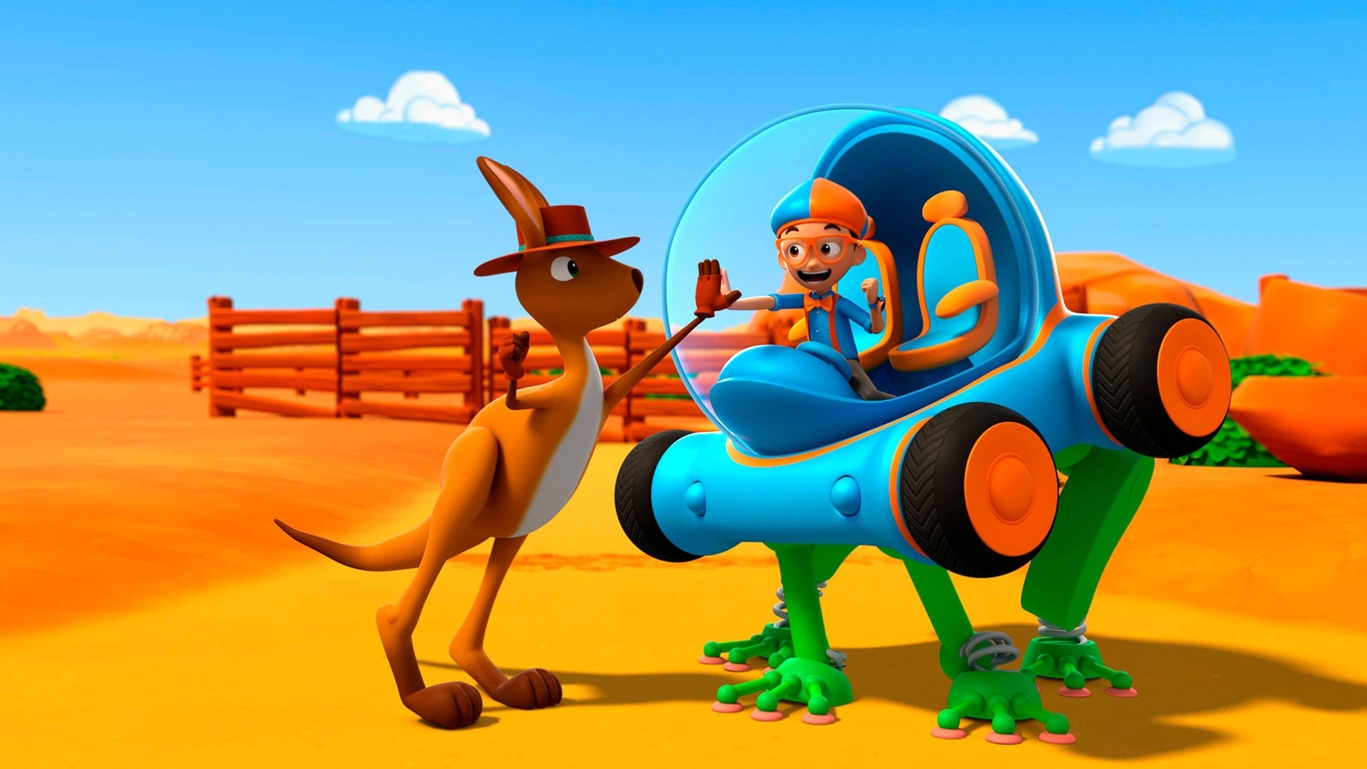 Maravilhas do Blippi - Desenhos Animados Educativos para Crianças : Canguru