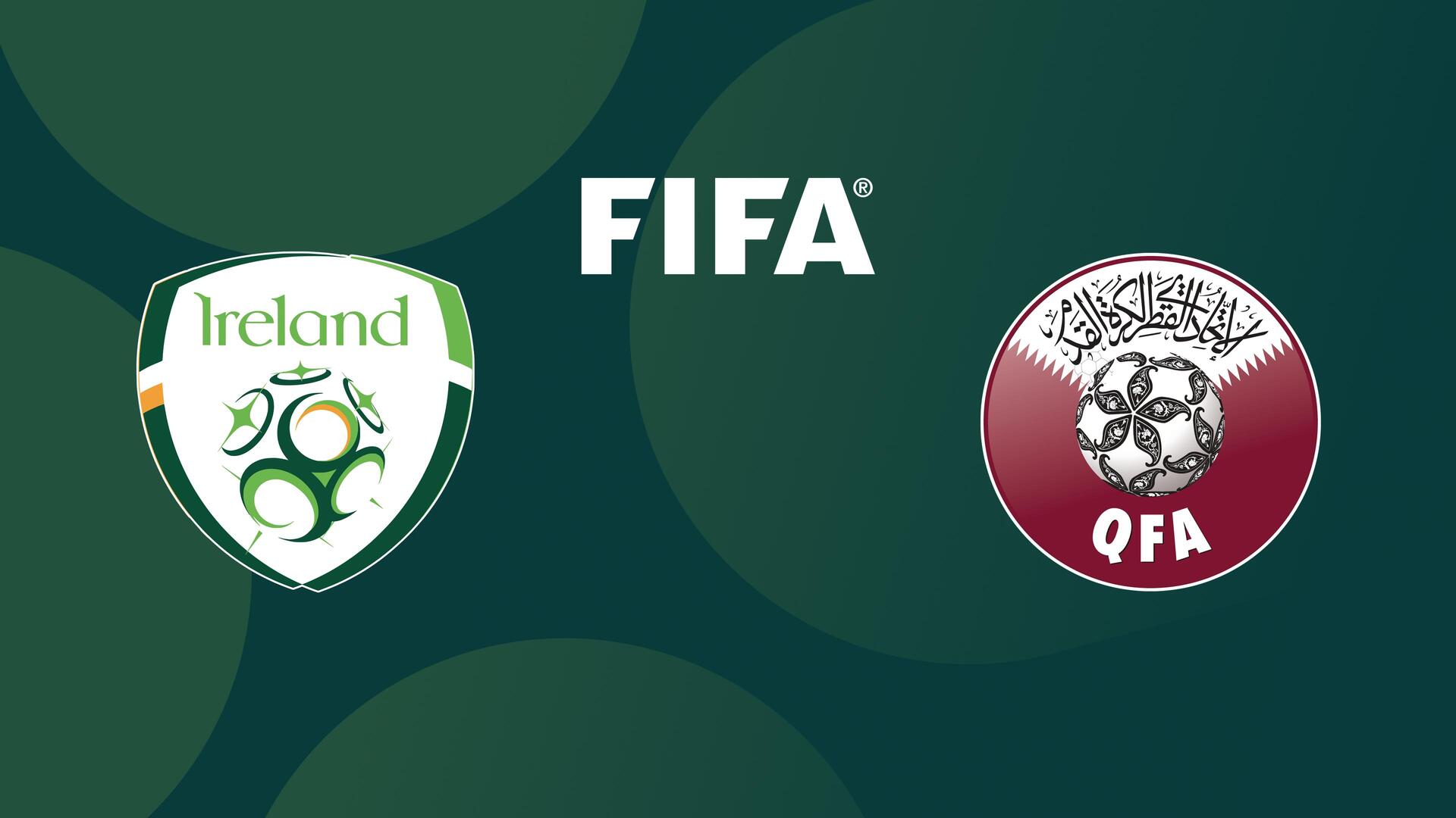 Irlanda x Qatar - Amistoso Internacional de Futebol Masculino : Irlanda x Qatar