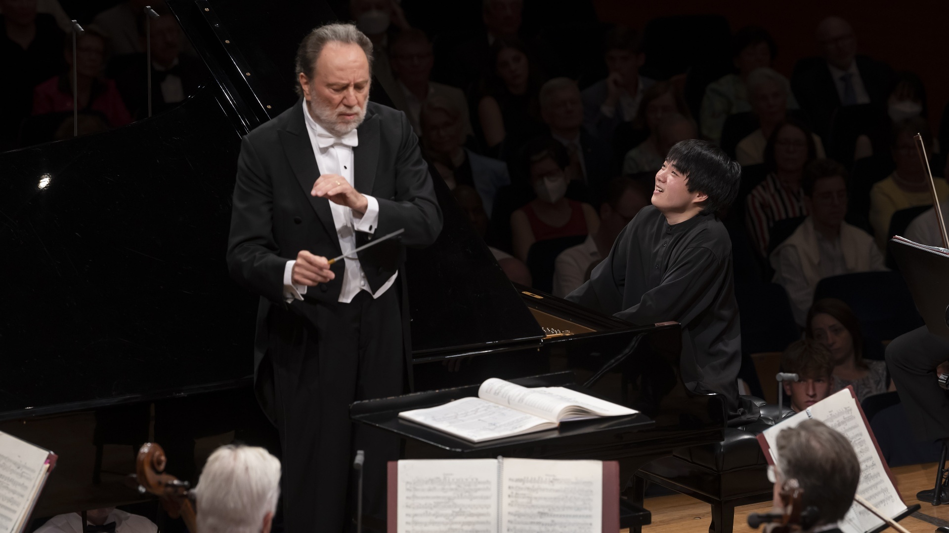 Riccardo Chailly e Mao Fujita no Lucerne Festival 2022