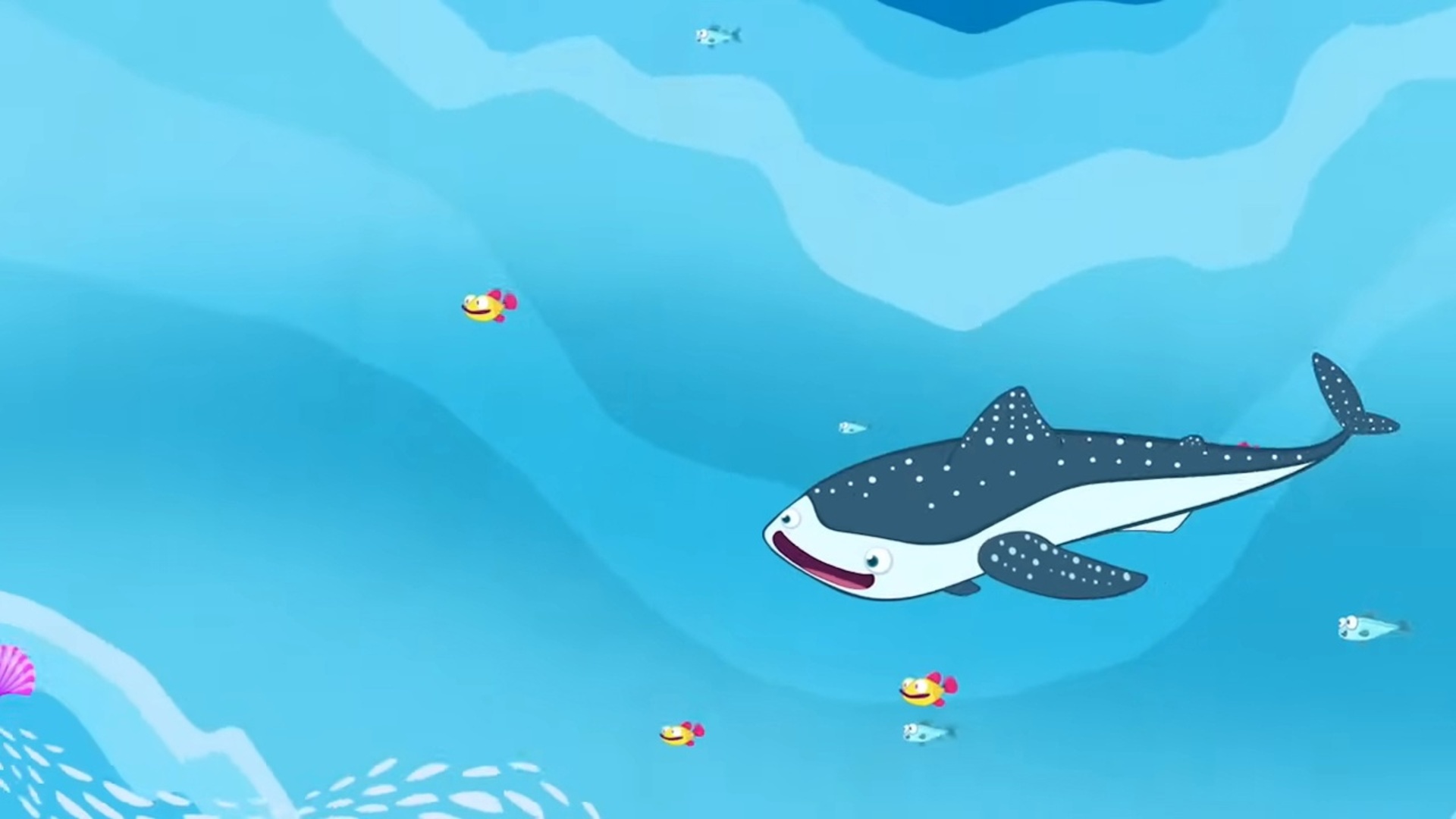 Tubarão Martelo e os Habitantes do Fundo do Mar : T1 EP11 - TUBARÃO-BALEIA