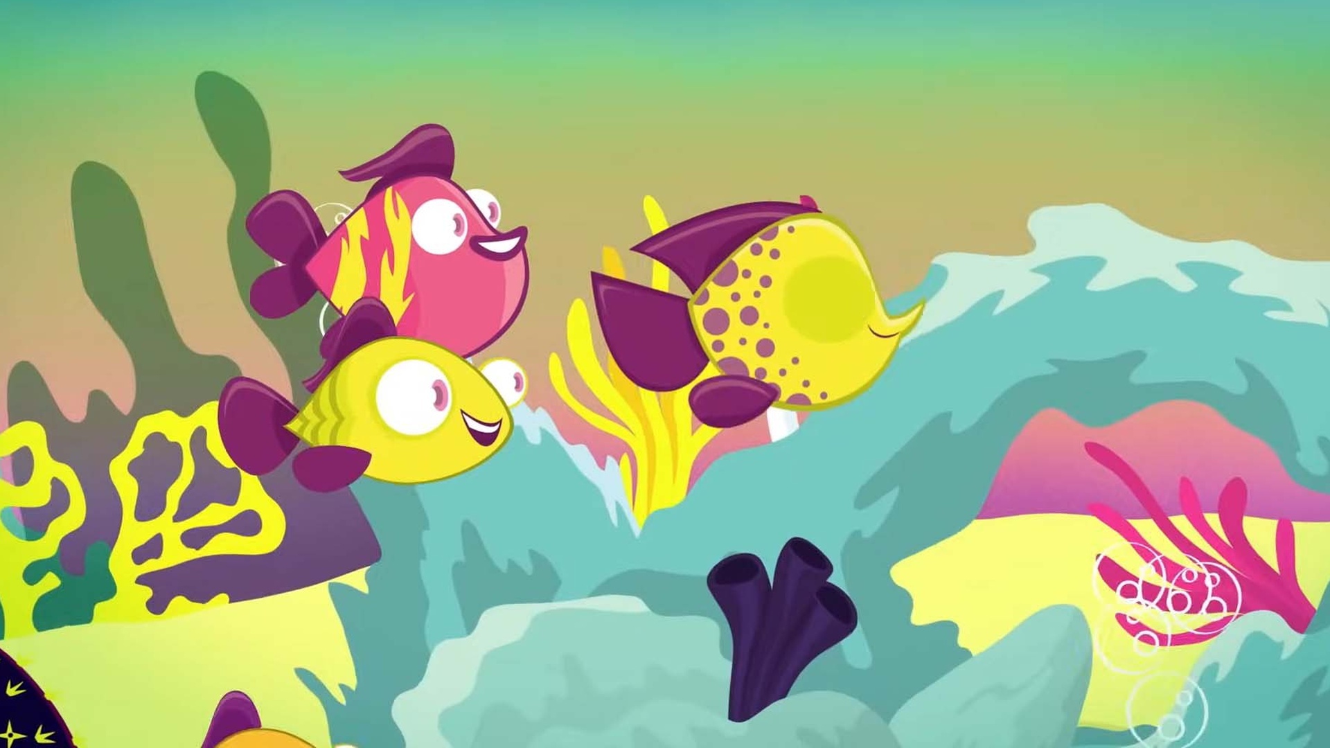 Tubarão Martelo e os Habitantes do Fundo do Mar : T1 EP4 - Peixinhos