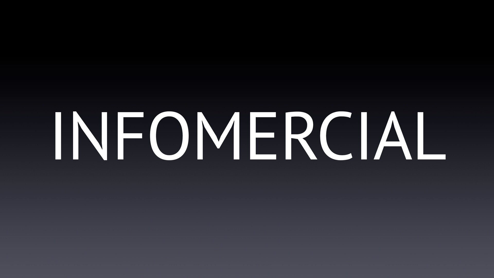 Infomercial