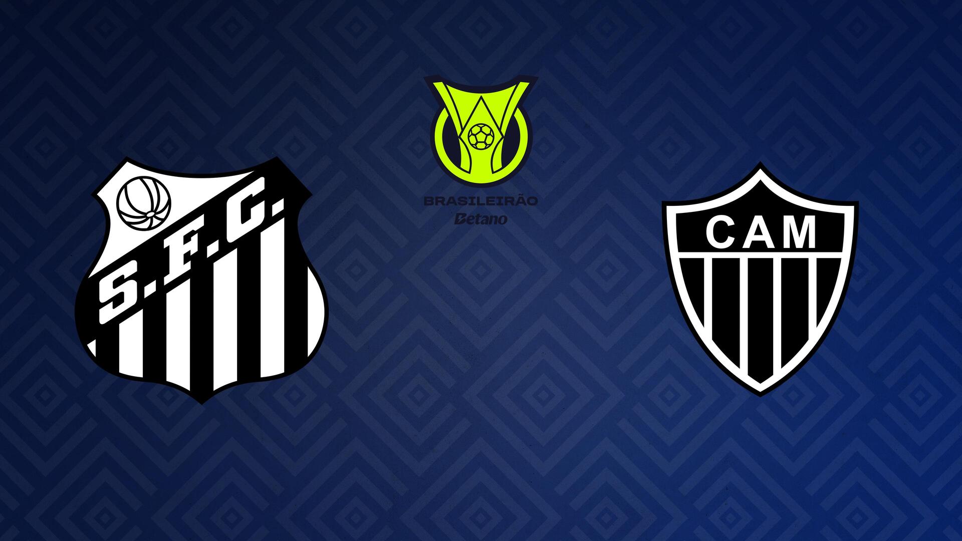 Santos x Atlético-MG - Campeonato Brasileiro : Santos x Atlético-MG