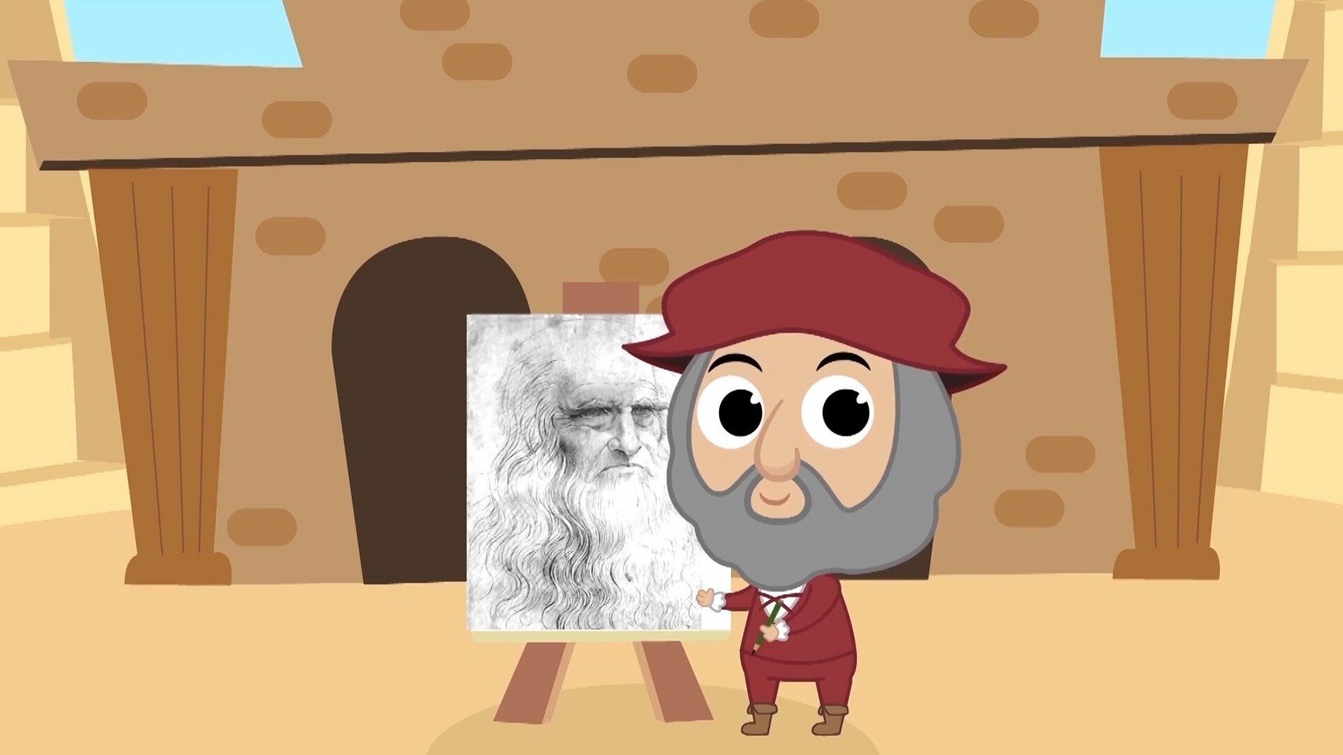 Pequenos Ilustres : Leonardo da Vinci