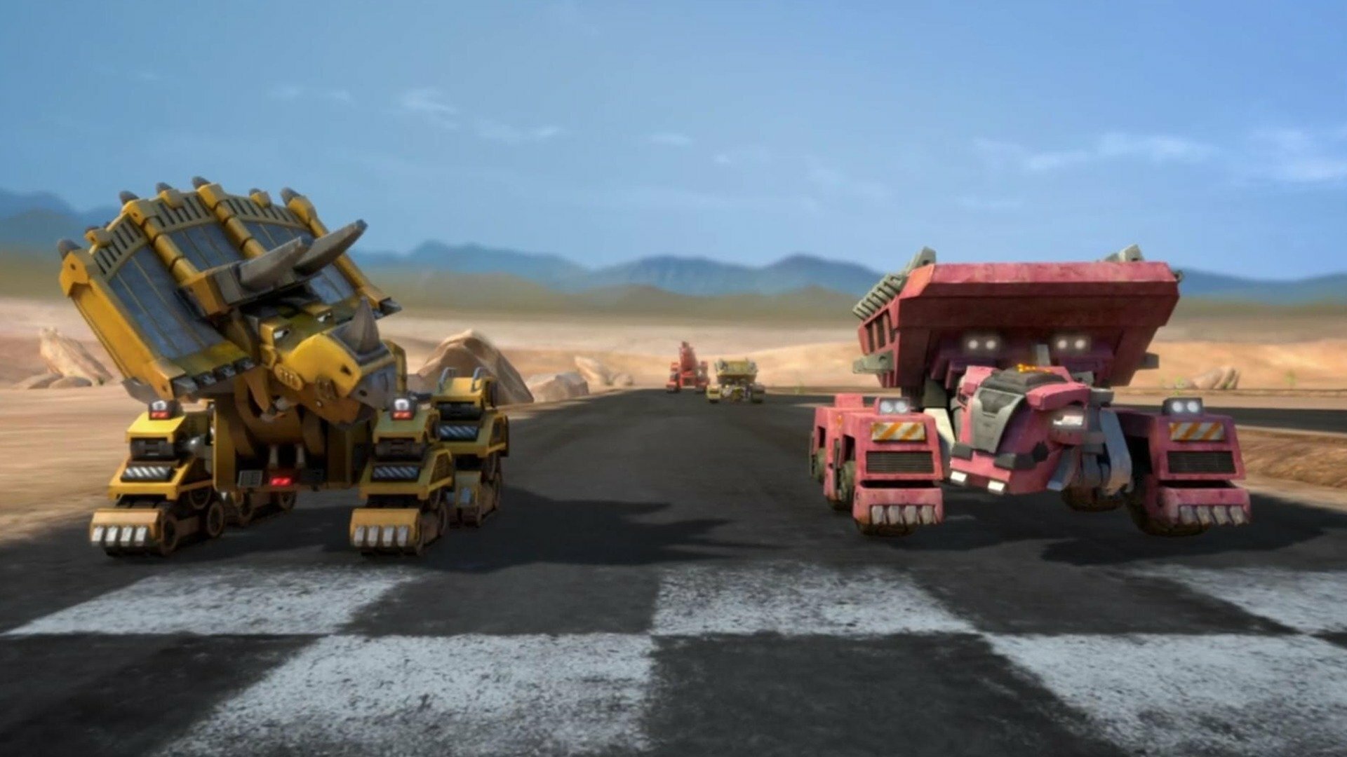 Dinotrux : Pista de Corrida