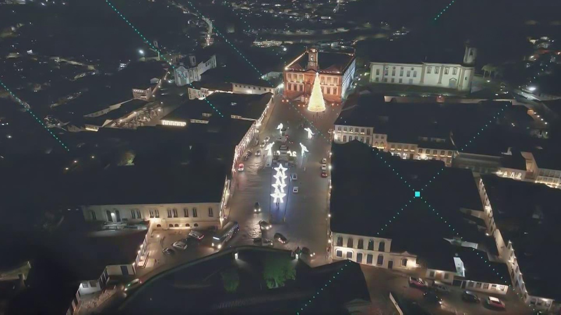 Brasil Visto de Cima à Noite : Cidades Históricas