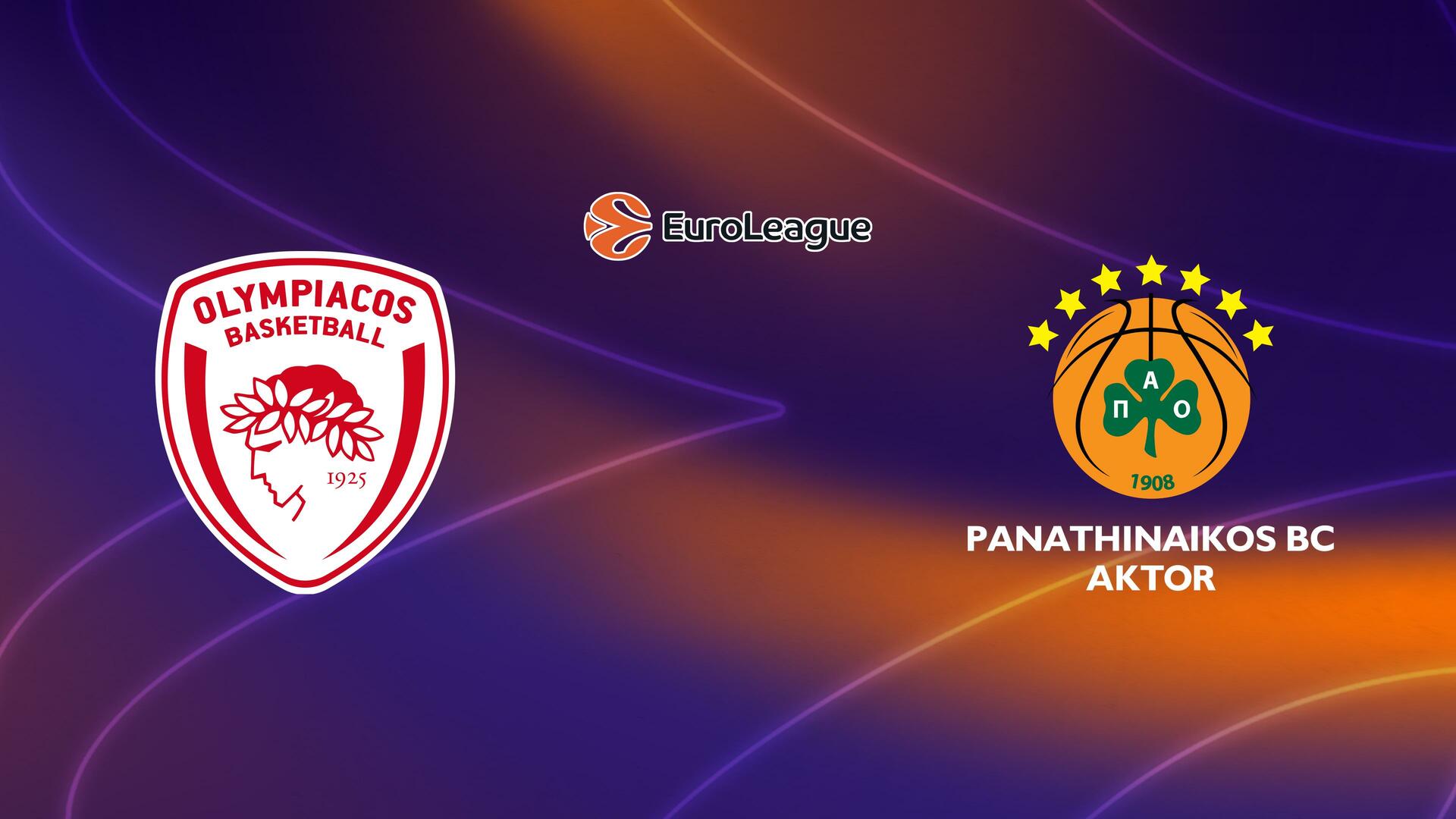 Olympiacos Piraeus x Panathinaikos Aktor - Euroliga de Basquete : Olympiacos Piraeus x Panathinaikos Aktor