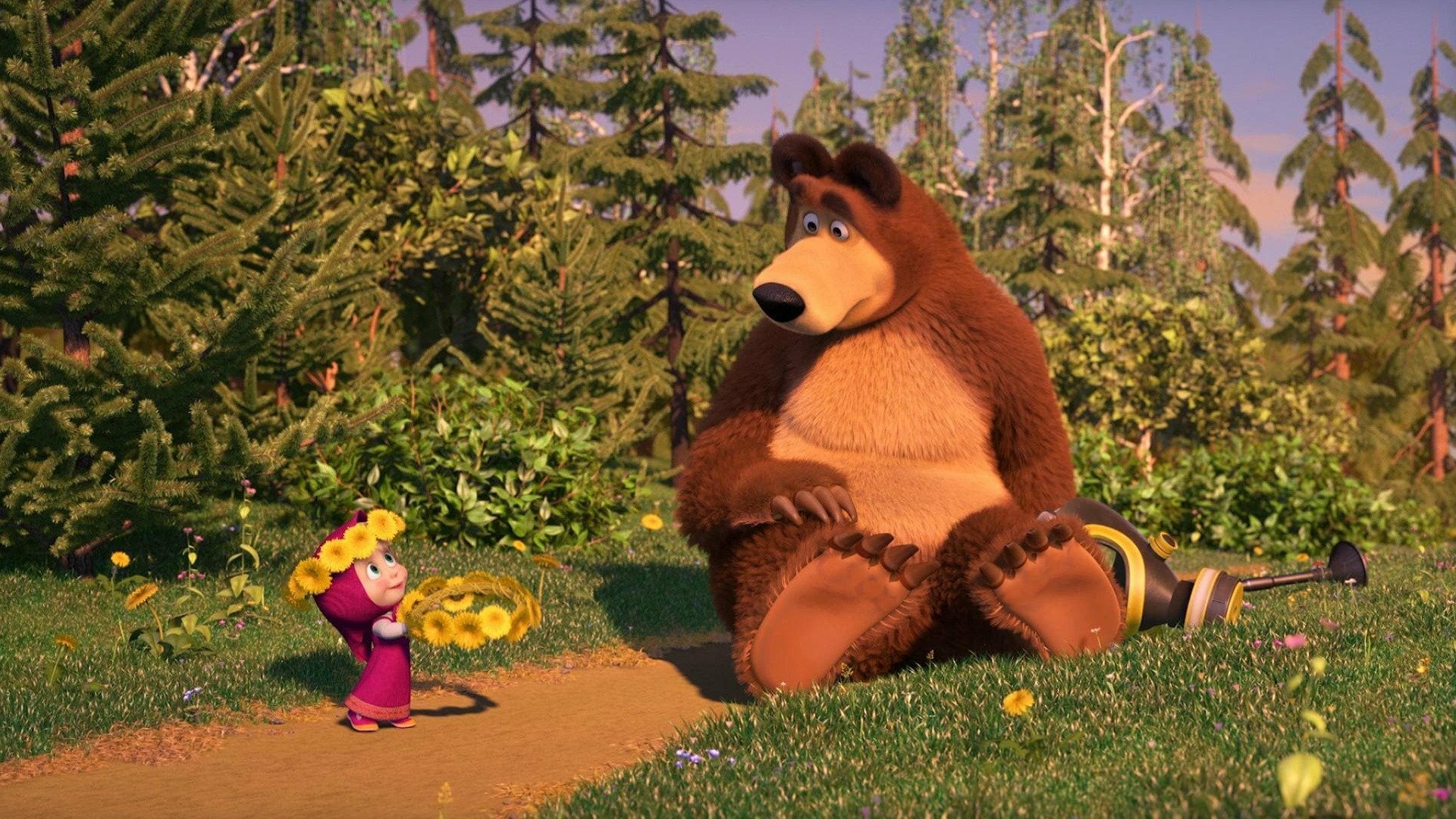 Masha e o Urso : Flores Incríveis