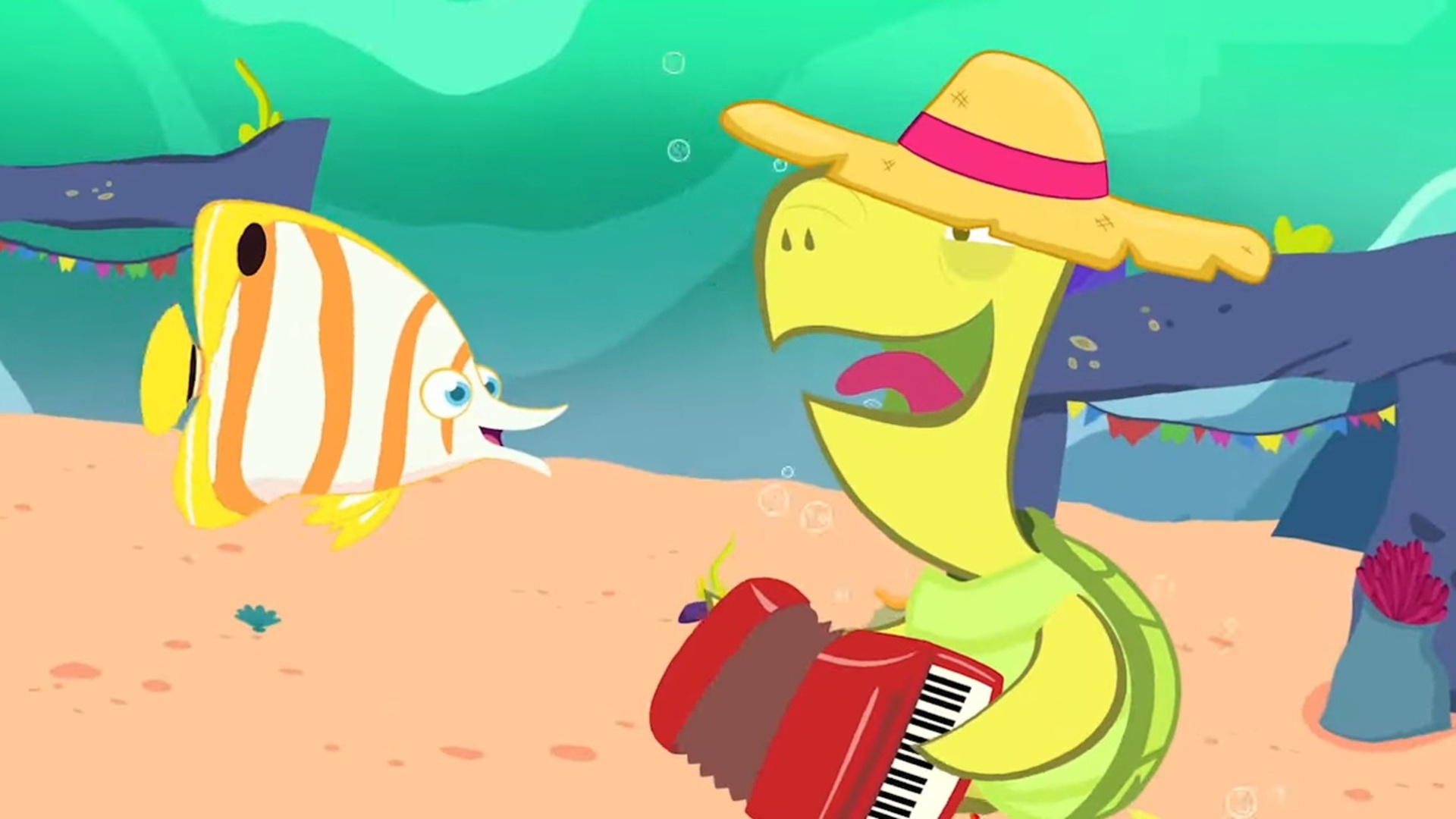 Tubarão Martelo e os Habitantes do Fundo do Mar : T1 EP19 - Peixe Borboleta