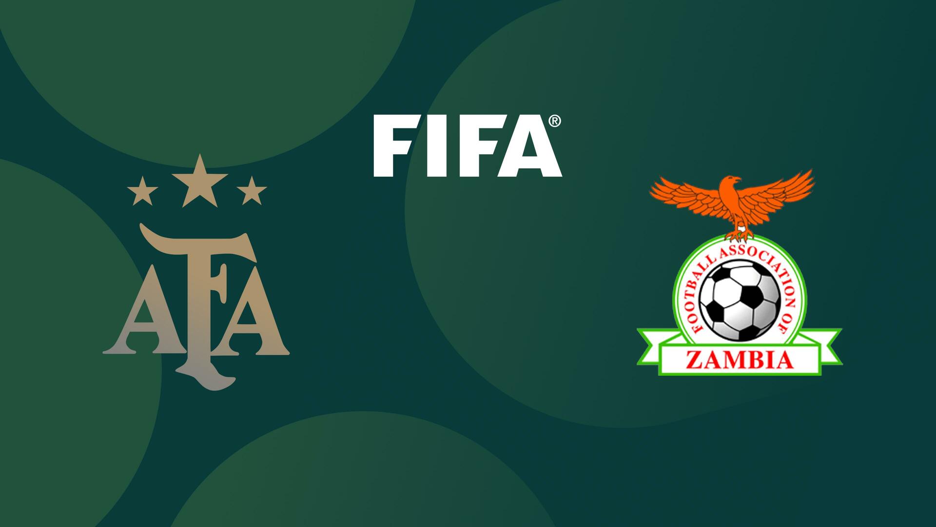 Argentina x Zâmbia - Amistoso Internacional de Futebol Masculino : Argentina x Zâmbia