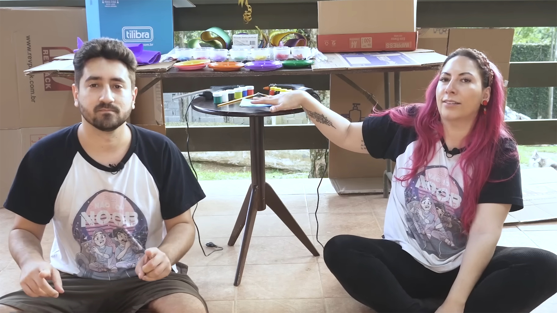 Gabriel e Shirley - Games : Fizemos Tudo de Papelão