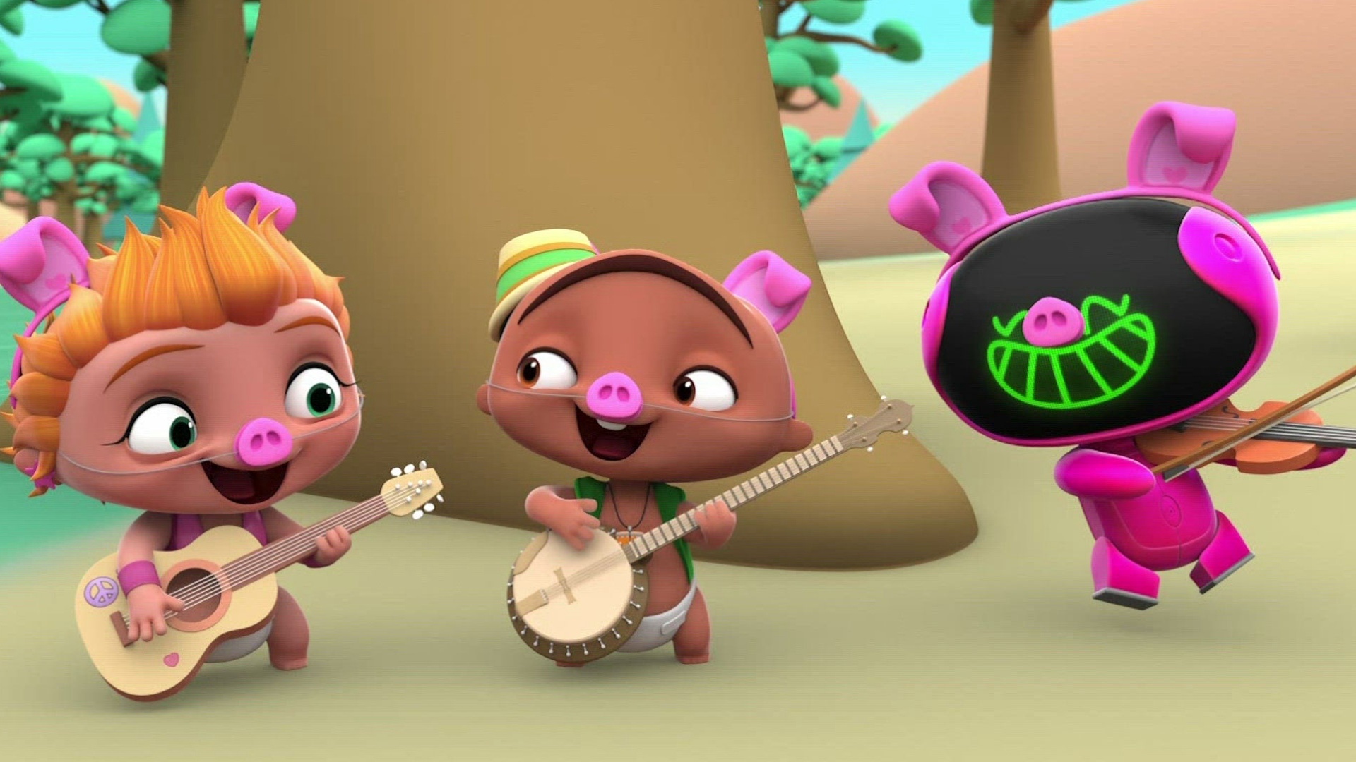 Mini Beat Power Rockers : Os Três Roqueirinhos