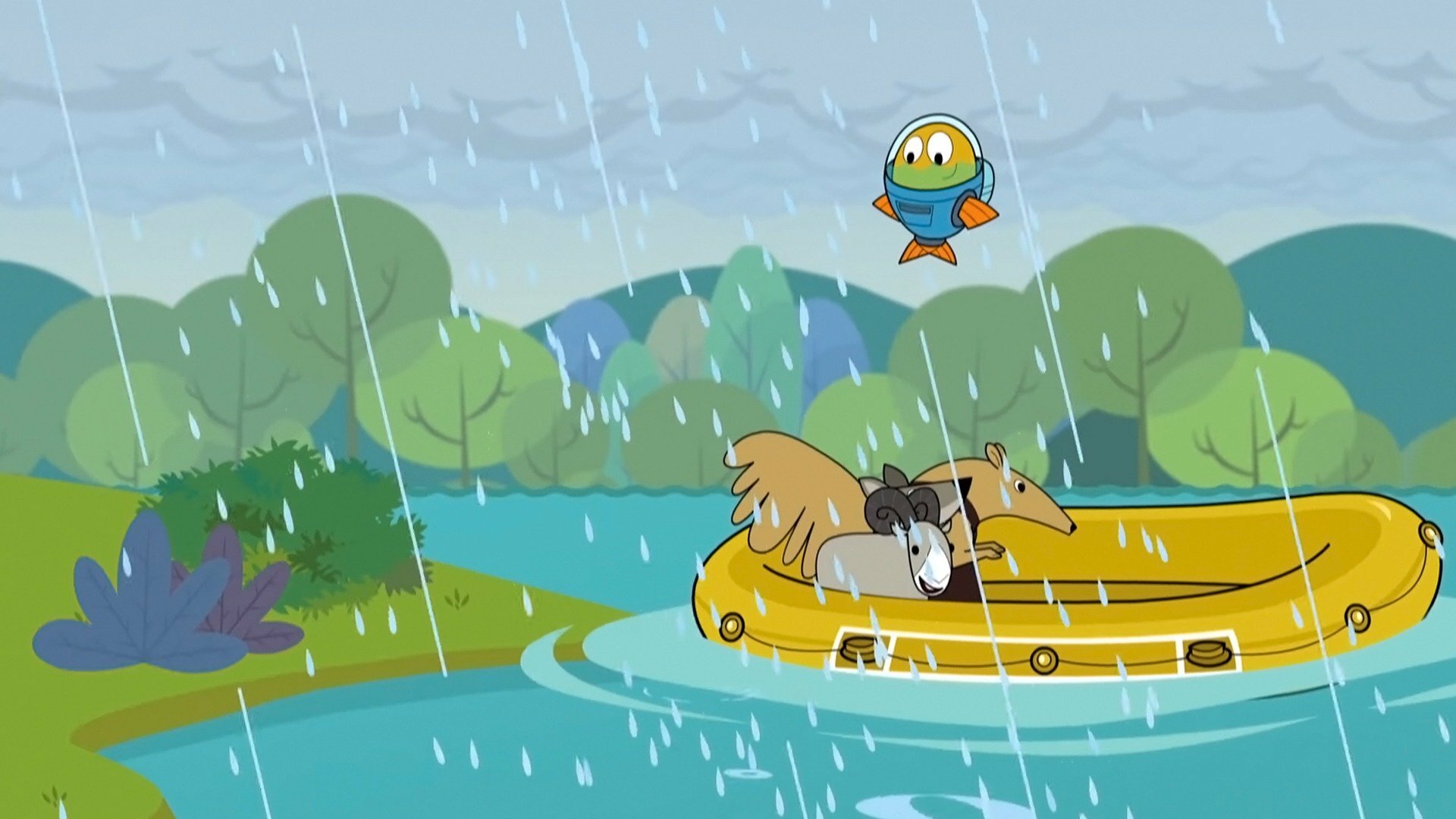 Peixonauta : O Caso da Grande Chuva
