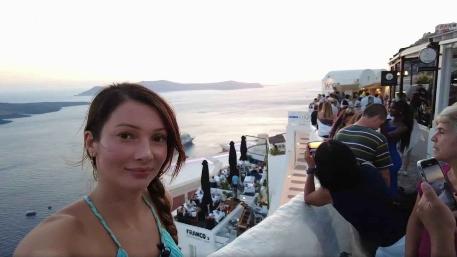 A Vida É uma Passagem : Santorini - Grécia
