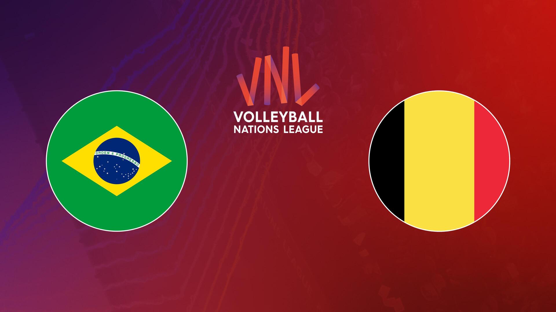 Brasil x Bélgica - Liga das Nações de Vôlei Masculino : Brasil x Bélgica