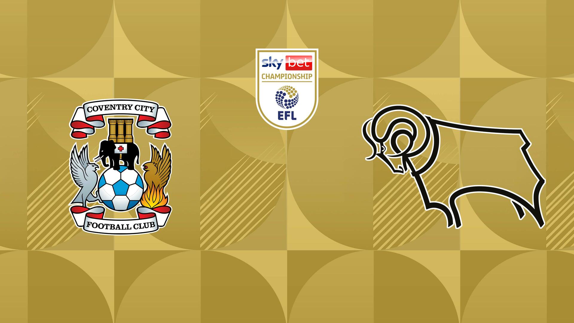 Coventry City x Derby County - Campeonato Inglês - Segunda Divisão : Coventry City x Derby County