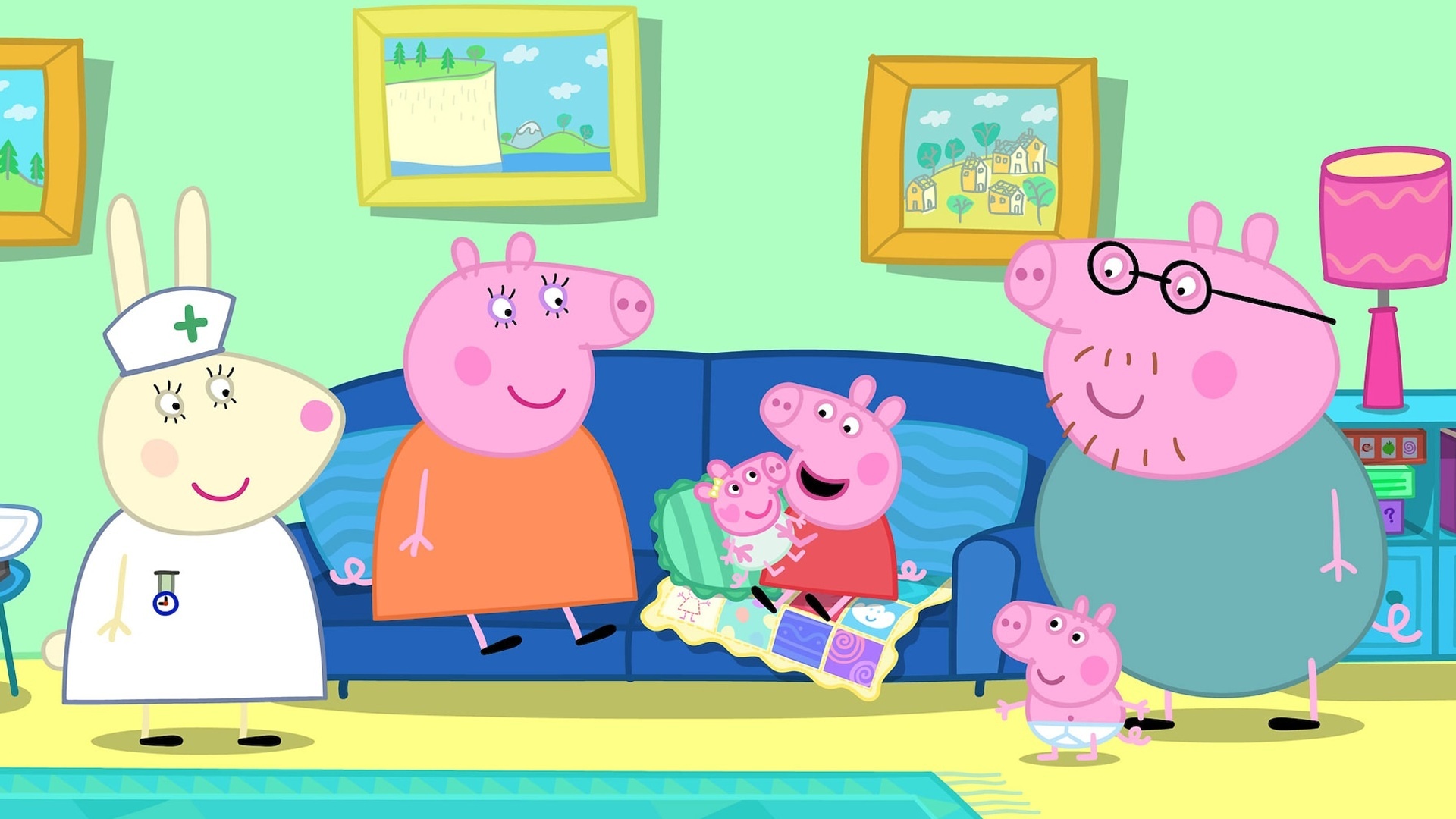 Peppa : Segurando a Bebê