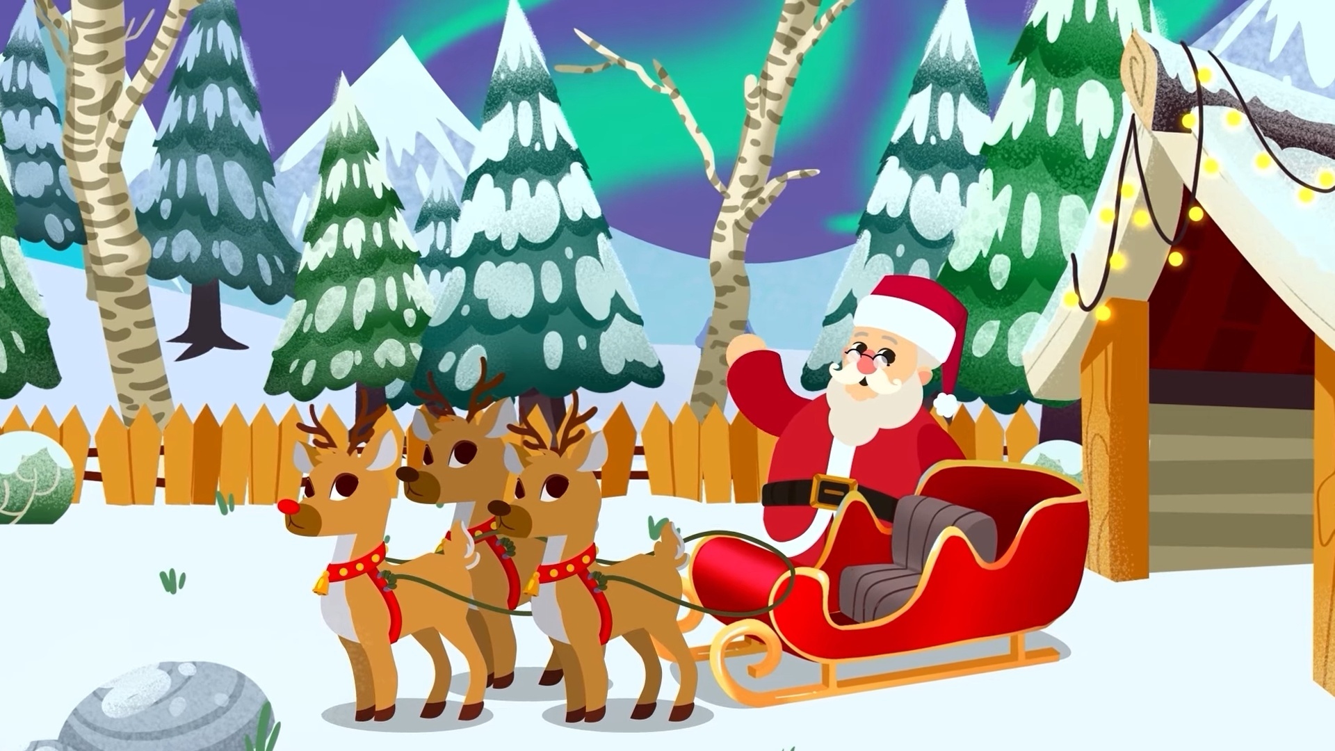 Na Terra do Papai Noel : Música do Belo Trenó