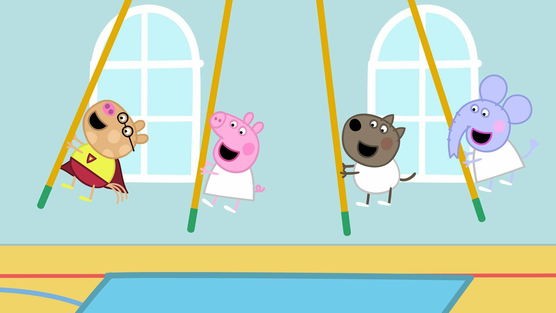 Peppa : A Aula de Ginástica; O Arbusto de...