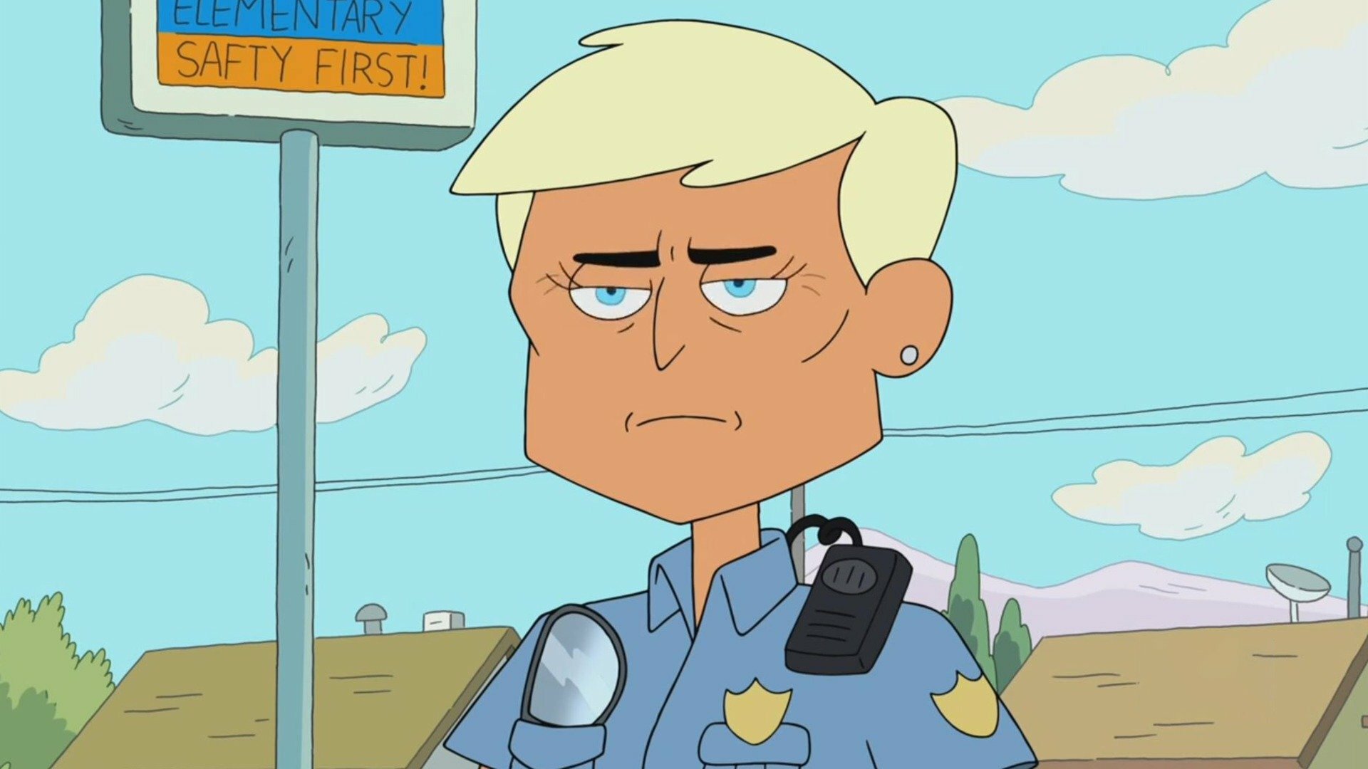 Clarêncio, o Otimista : Policial Moody