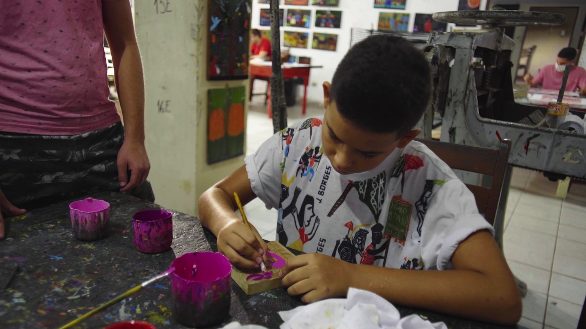 Pequenos Mestres : Xilogravura