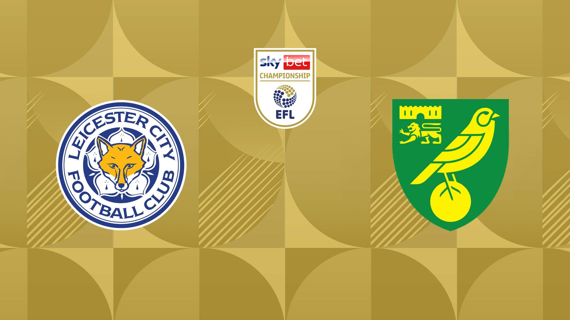 Leicester City x Norwich - Campeonato Inglês - Segunda Divisão : Leicester City x Norwich