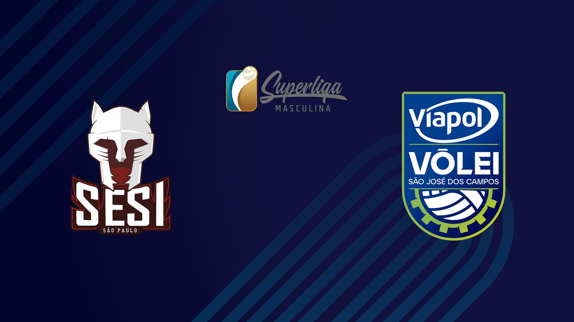 Sesi Bauru x São José - Superliga Masculina de Vôlei : Sesi Bauru x São José