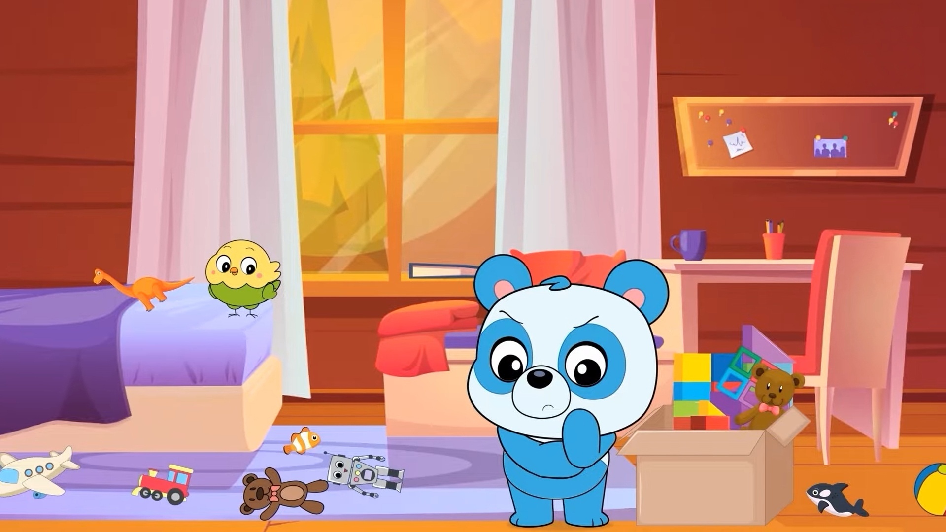 Gabu, o Panda Azul : Basquete de Brinquedos