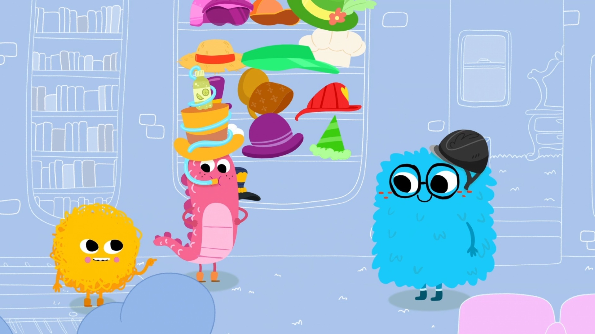 Hey Fuzzy Yellow : Chapéu do Mapa do Universo