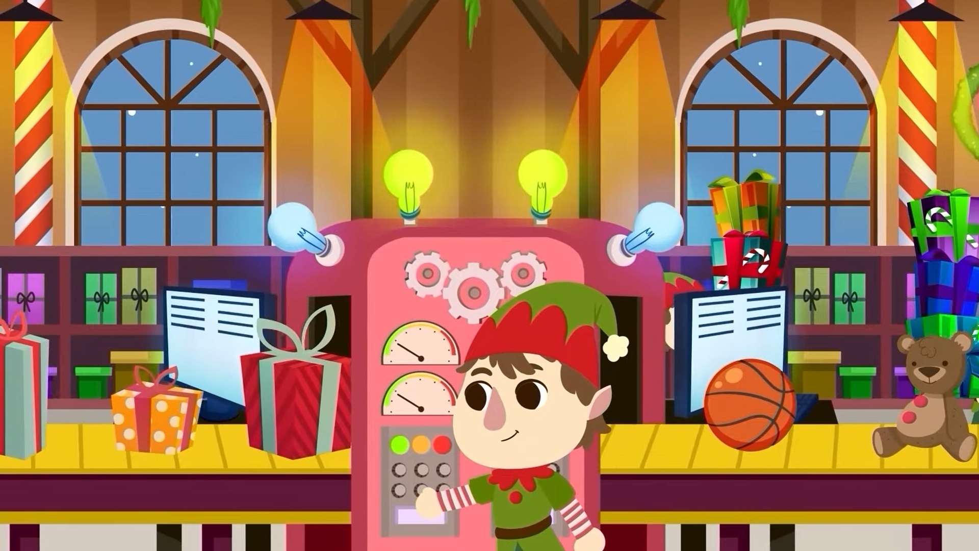 Na Terra do Papai Noel : A Fábrica de Brinquedos