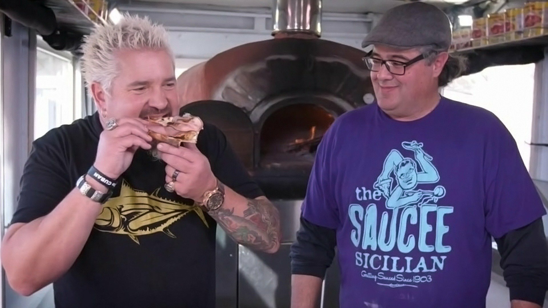 Lanchonetes Clássicas com Guy Fieri : Siciliano e Frutos do Mar