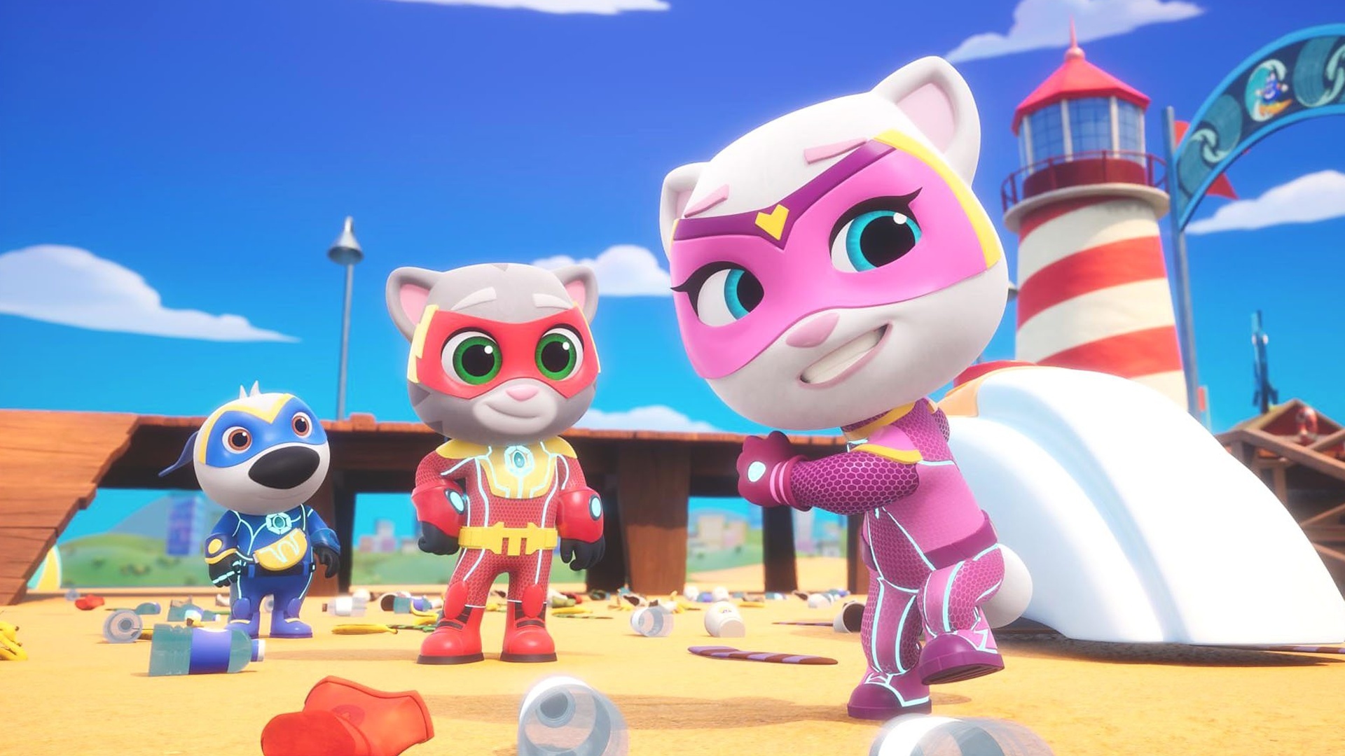 Talking Tom Heroes - Amigos com Superpoderes : Muito Vento e Confusão