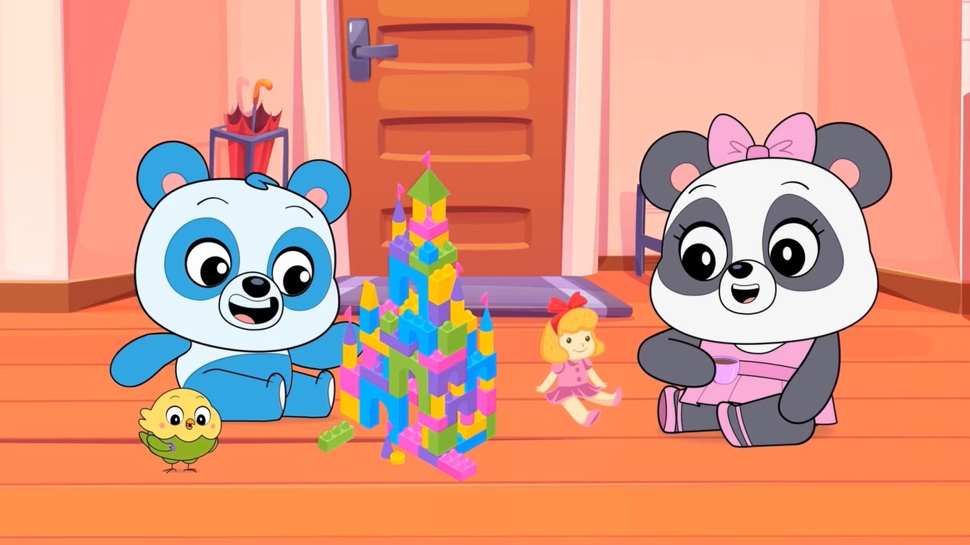 Gabu, o Panda Azul : Videoclipe - Titi e Gabu Brincam Juntos