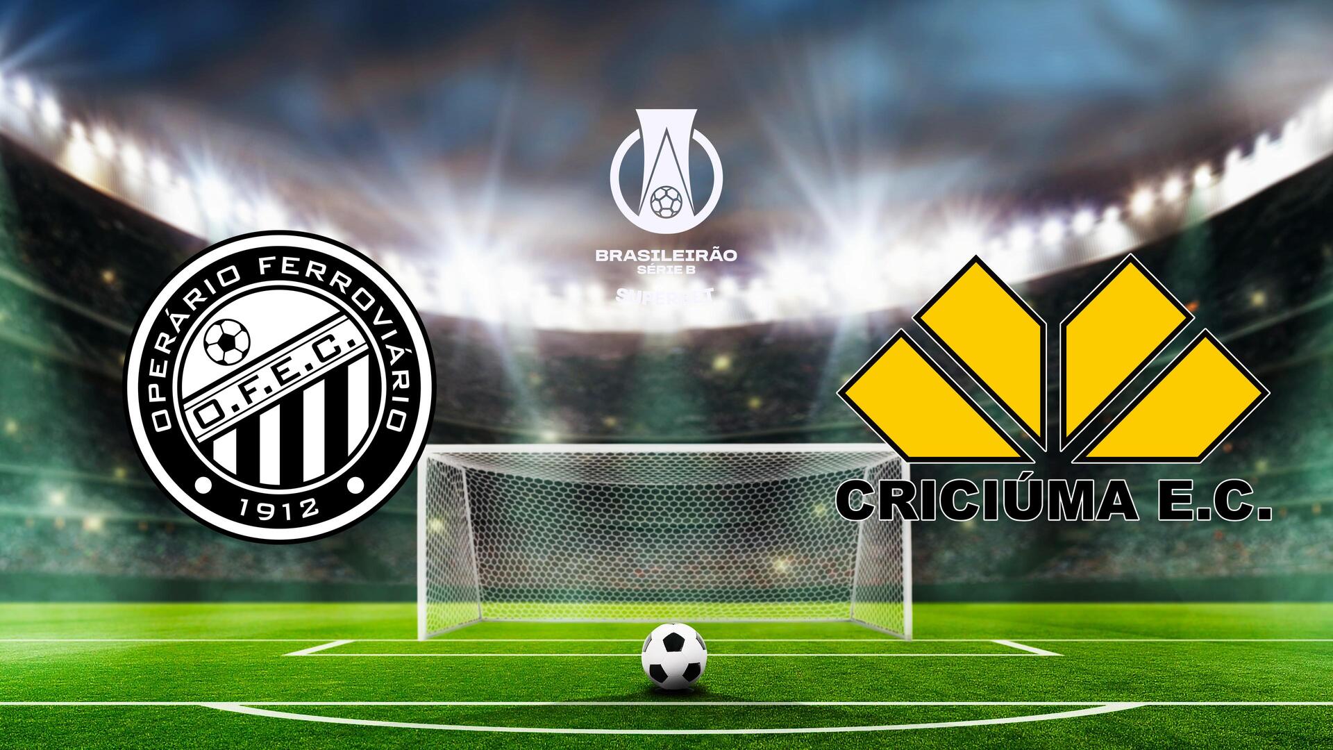 Operário-PR x Criciúma - Campeonato Brasileiro - Série B : Operário-PR x Criciúma