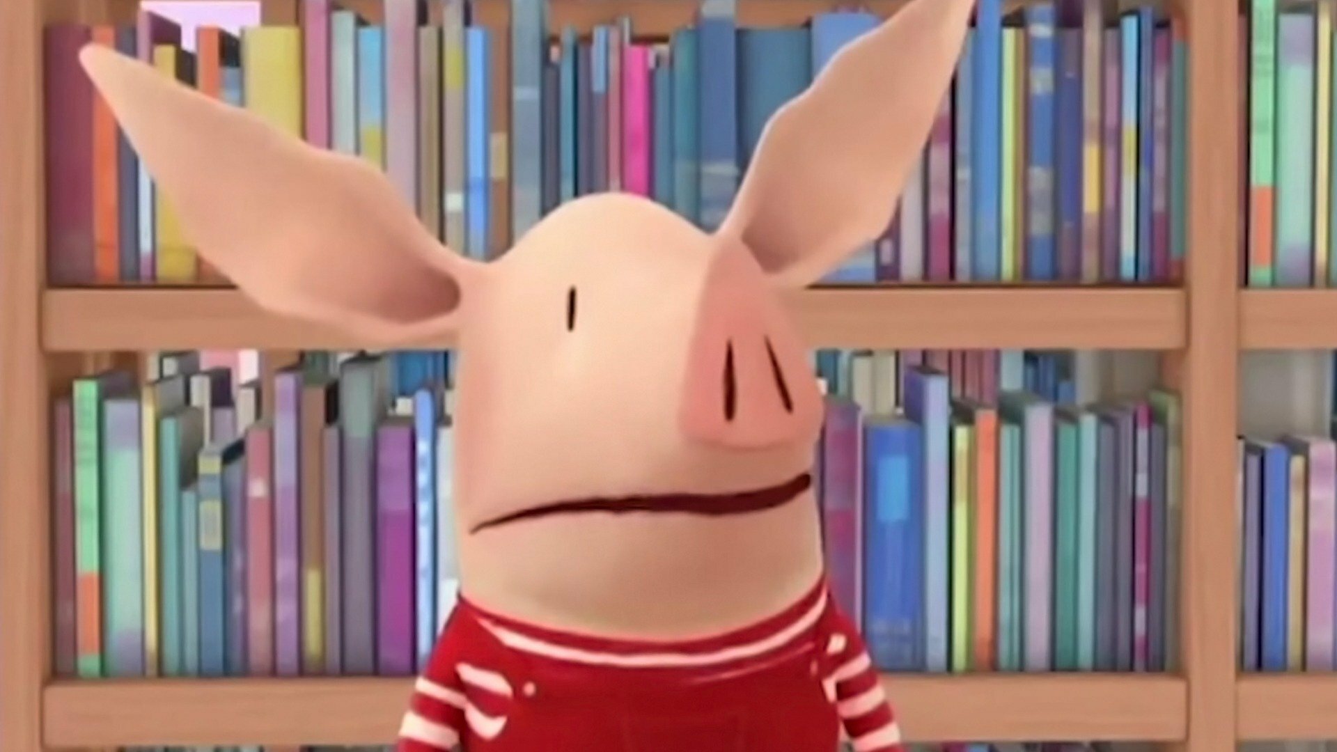 Olivia : Olivia na Biblioteca