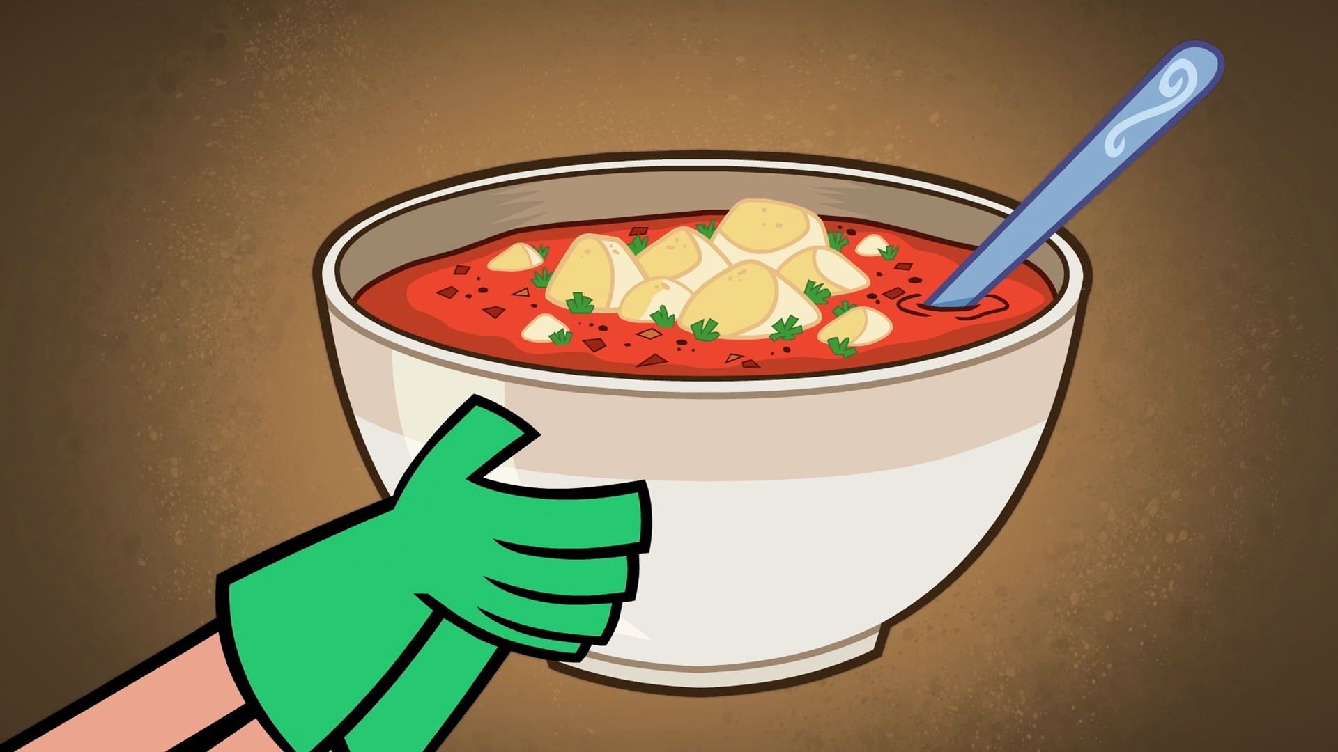 Os Jovens Titãs em Ação : Sopa