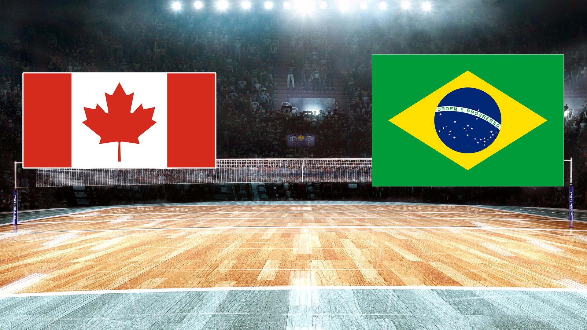 Canadá x Brasil - Liga das Nações de Vôlei Masculino : Canadá x Brasil
