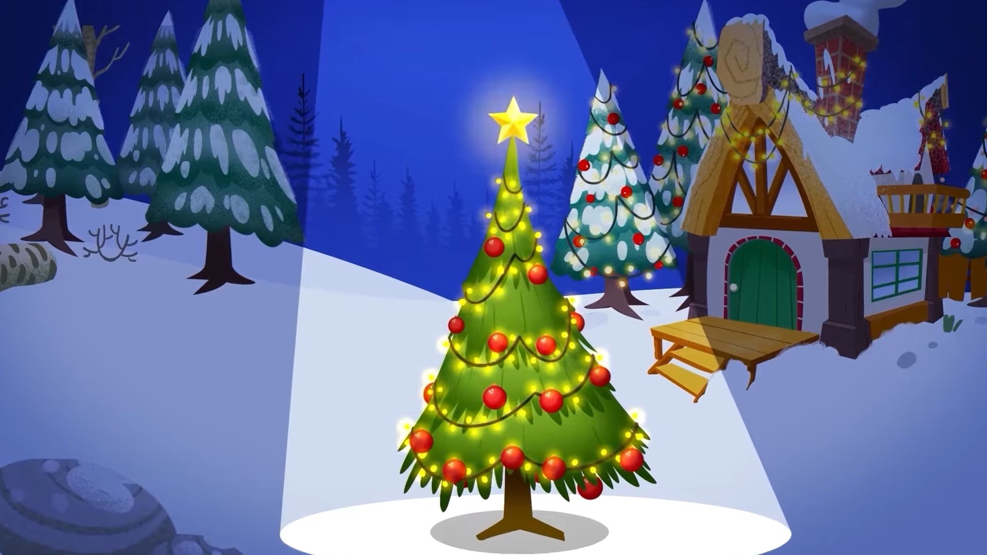 Na Terra do Papai Noel : A Árvore de Natal