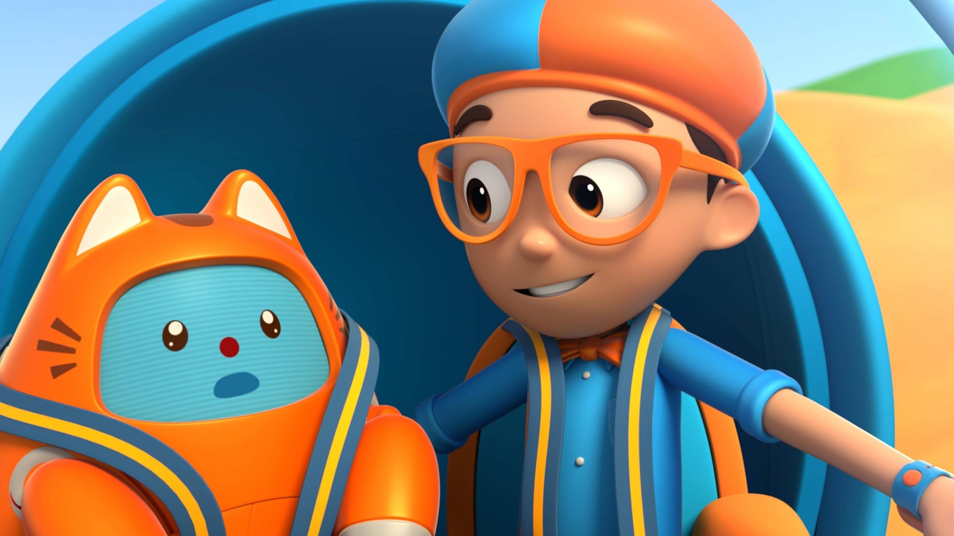 Maravilhas do Blippi - Desenhos Animados Educativos para Crianças : Castelo de Areia
