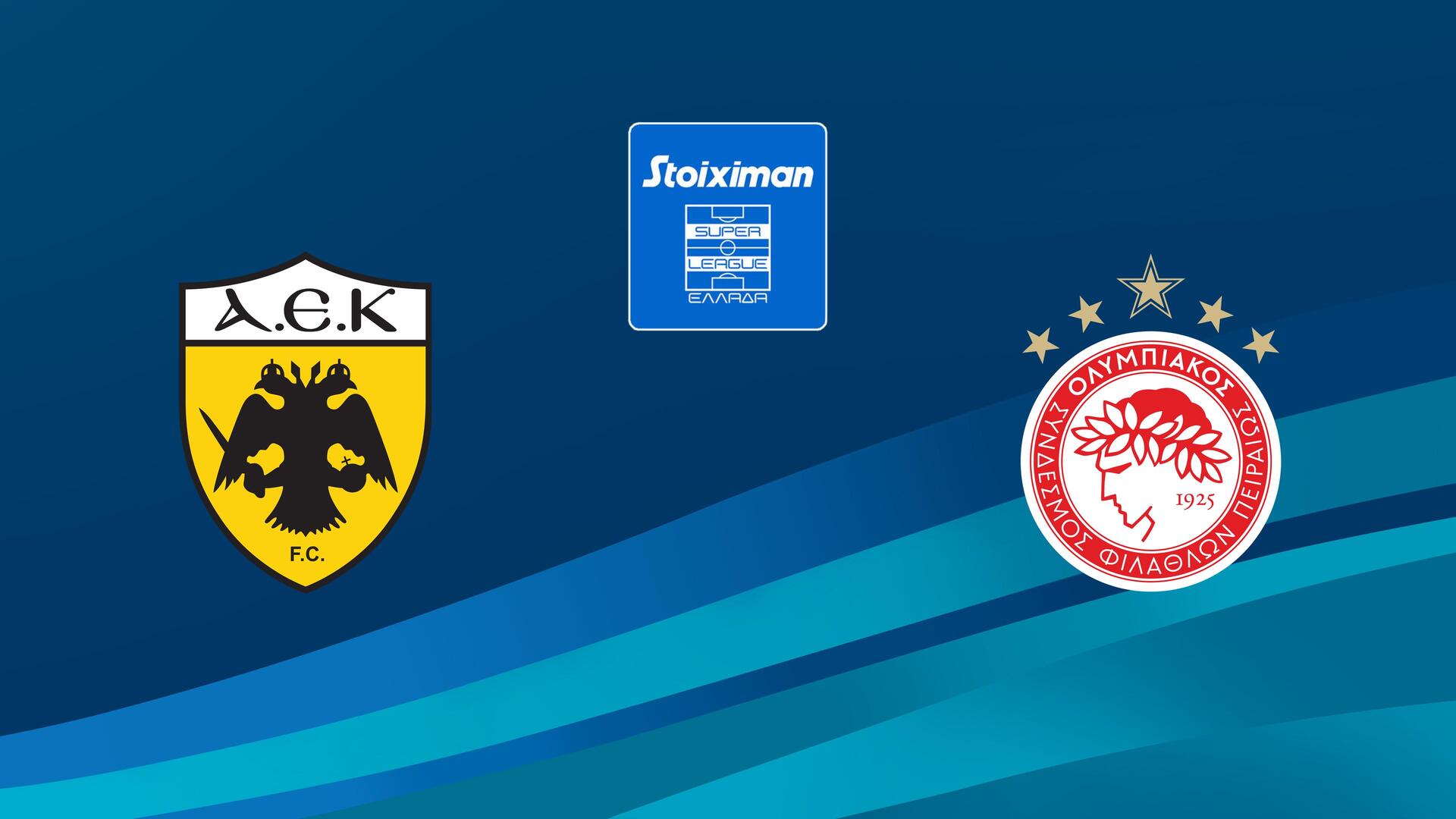 AEK Atenas x Olympiacos - Campeonato Grego de Futebol : AEK Atenas x Olympiacos