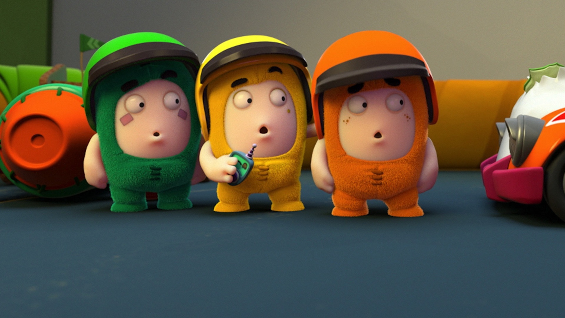 Oddbods : Carros de Corrida Pequenininhos