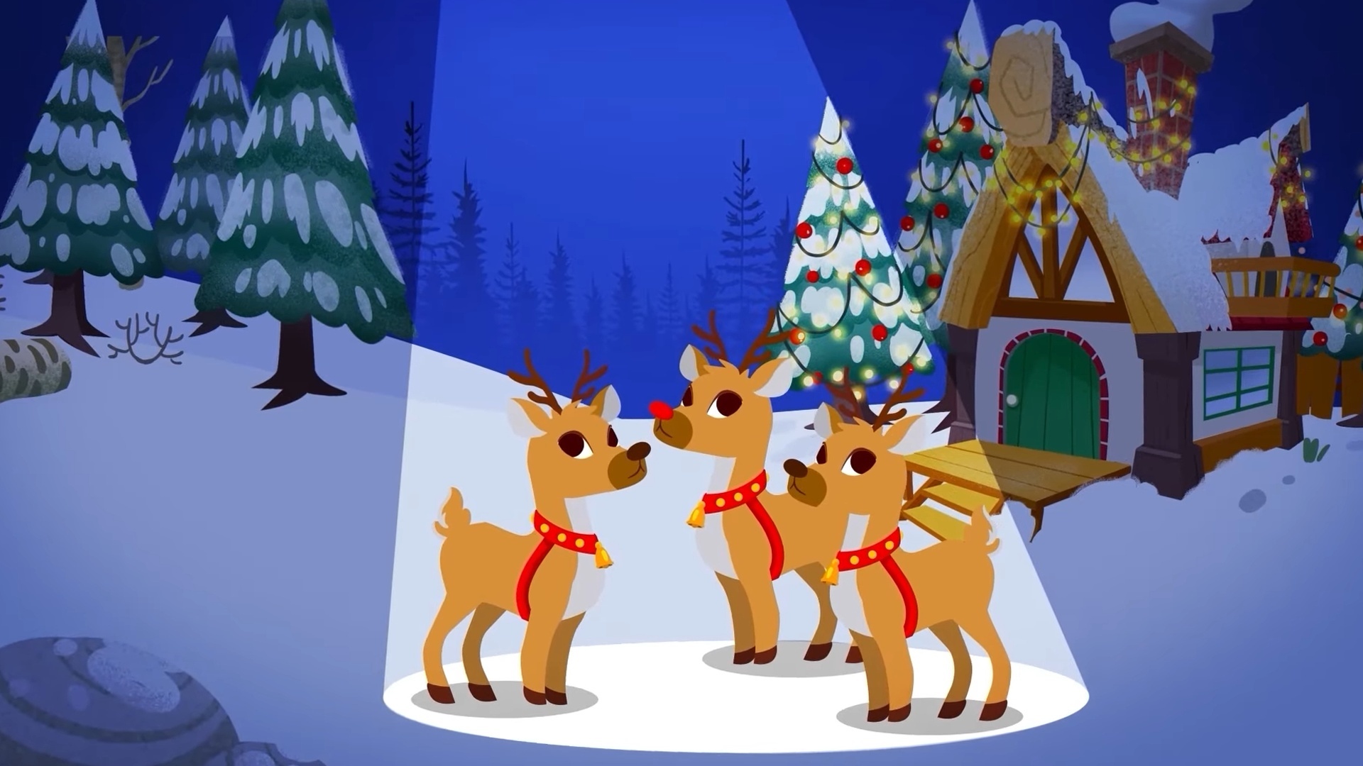 Na Terra do Papai Noel : Música das Renas