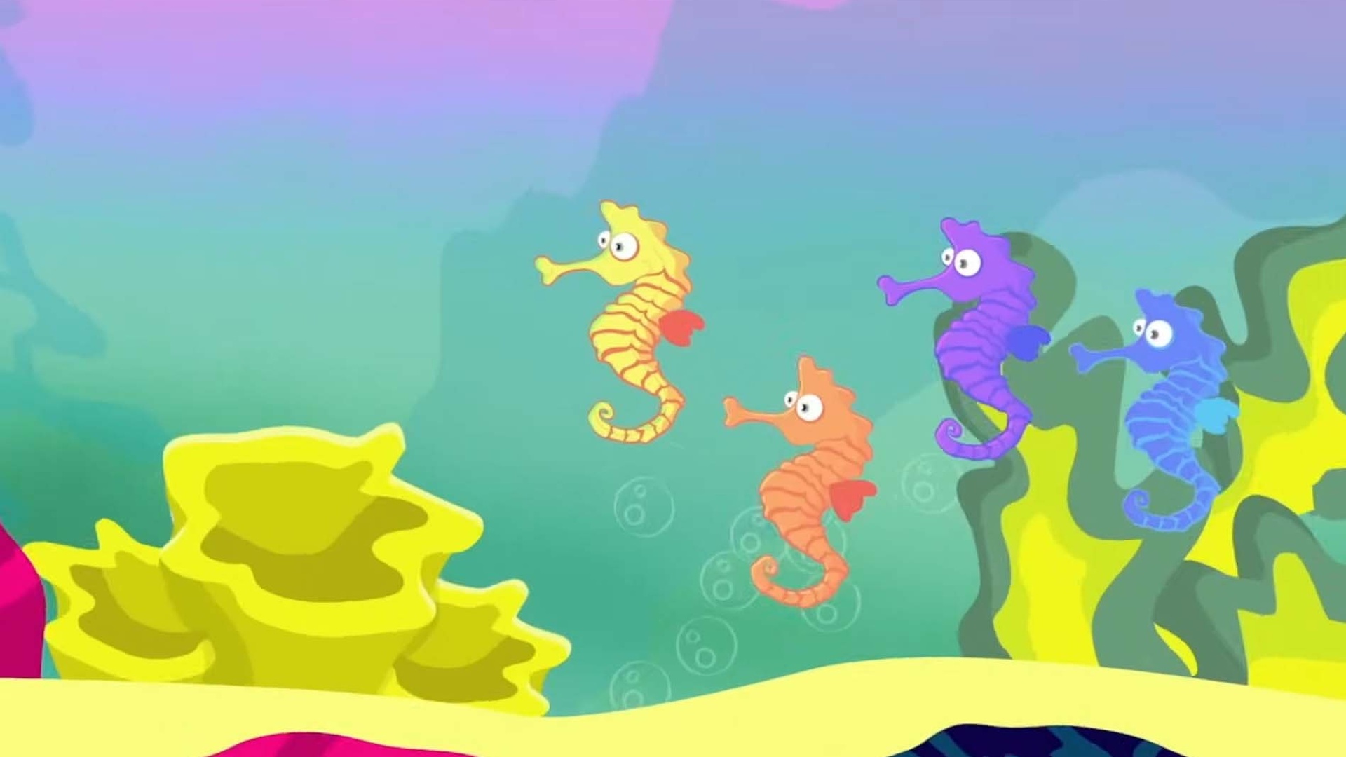Tubarão Martelo e os Habitantes do Fundo do Mar : T1 EP9 - Cavalos Marinhos