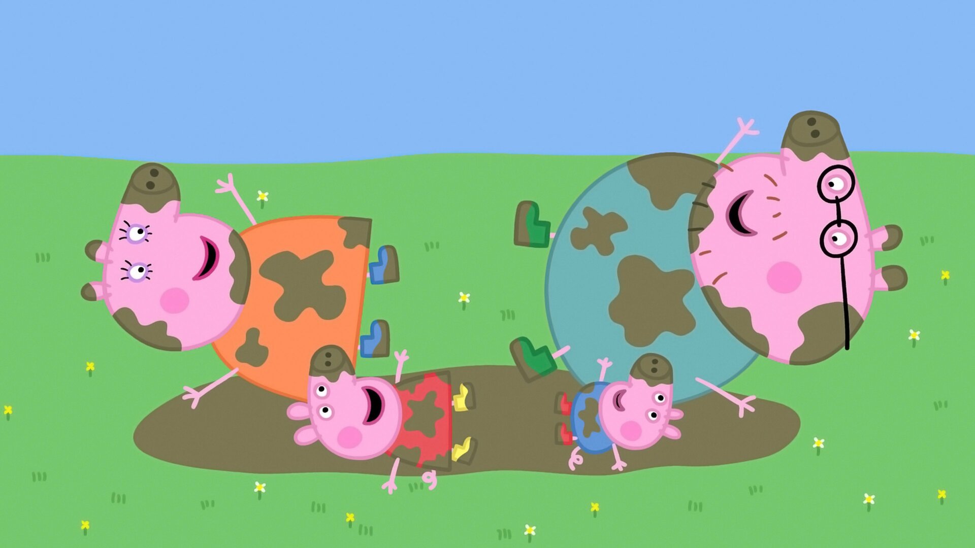 Peppa : T1 - Poças de Lama; O Temporal; Um Dia...