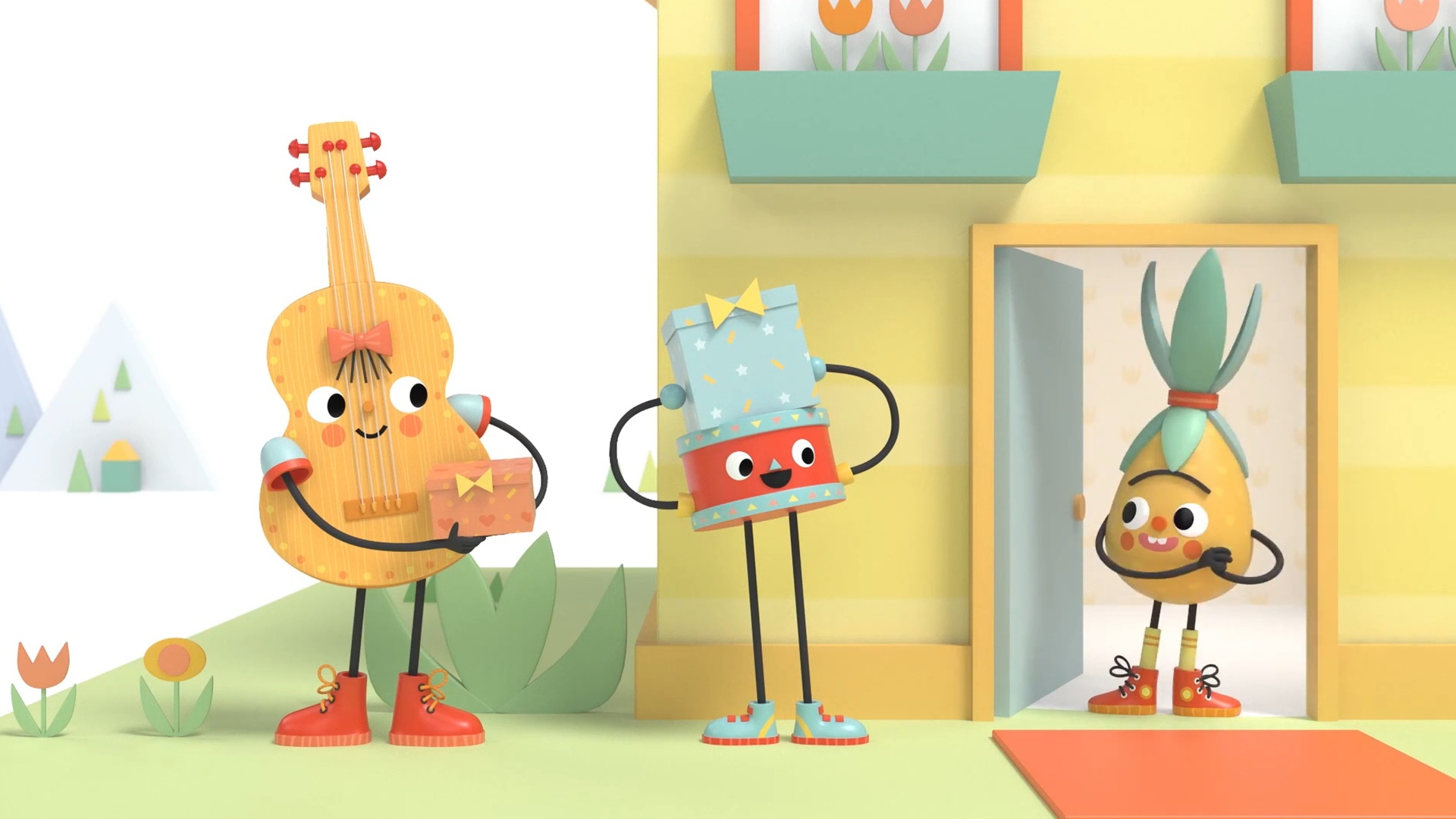 Viola e Tambor : O Aniversário da Abacaxi