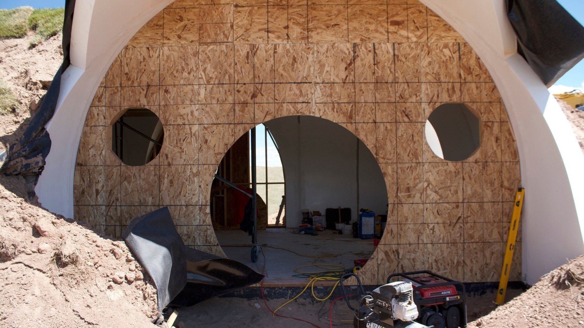 Construções Remotas : Casa Subterrânea em Idaho